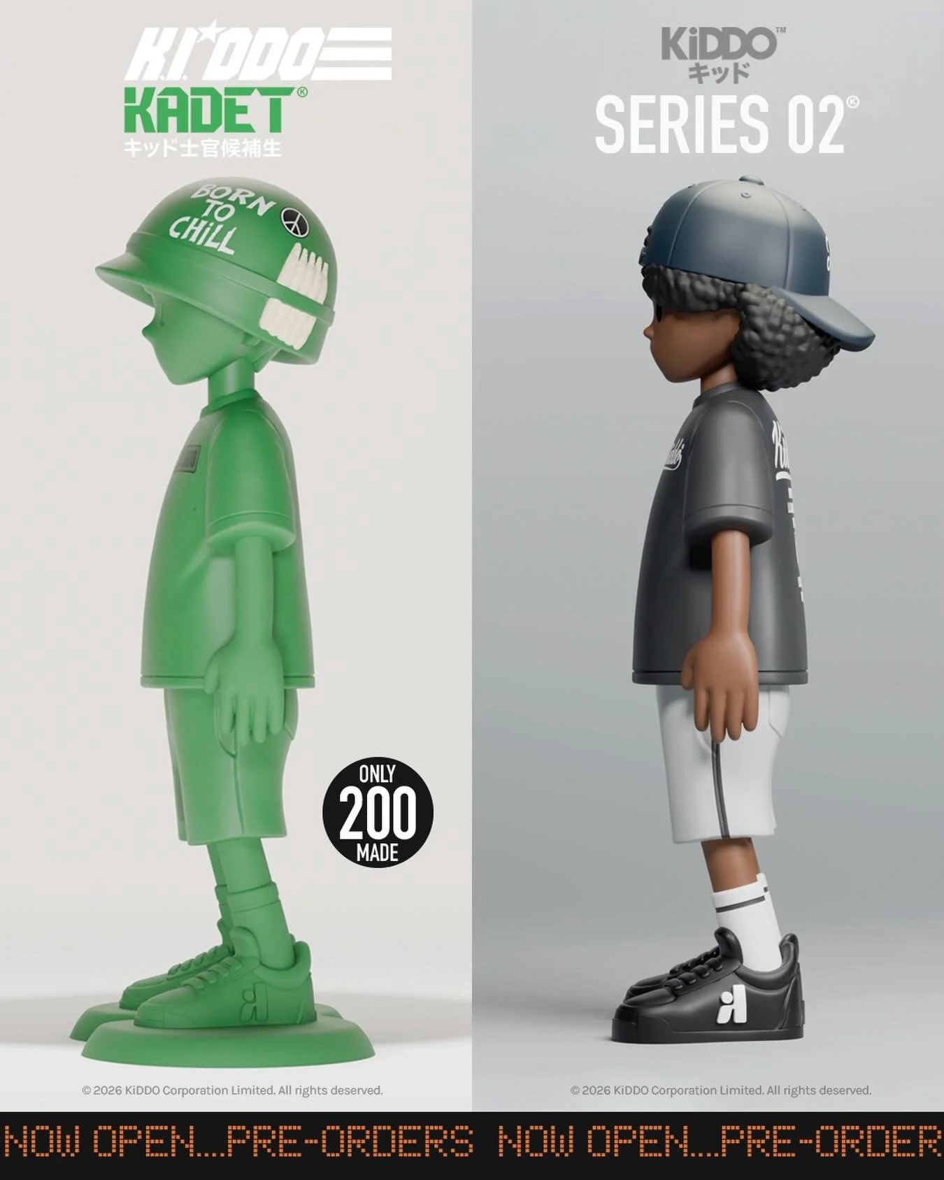 Pre-Orders are now open for KiDDO&trade; Series 02 and K.I.DDO Kadet! Happy Monday, folks! Ⓚ