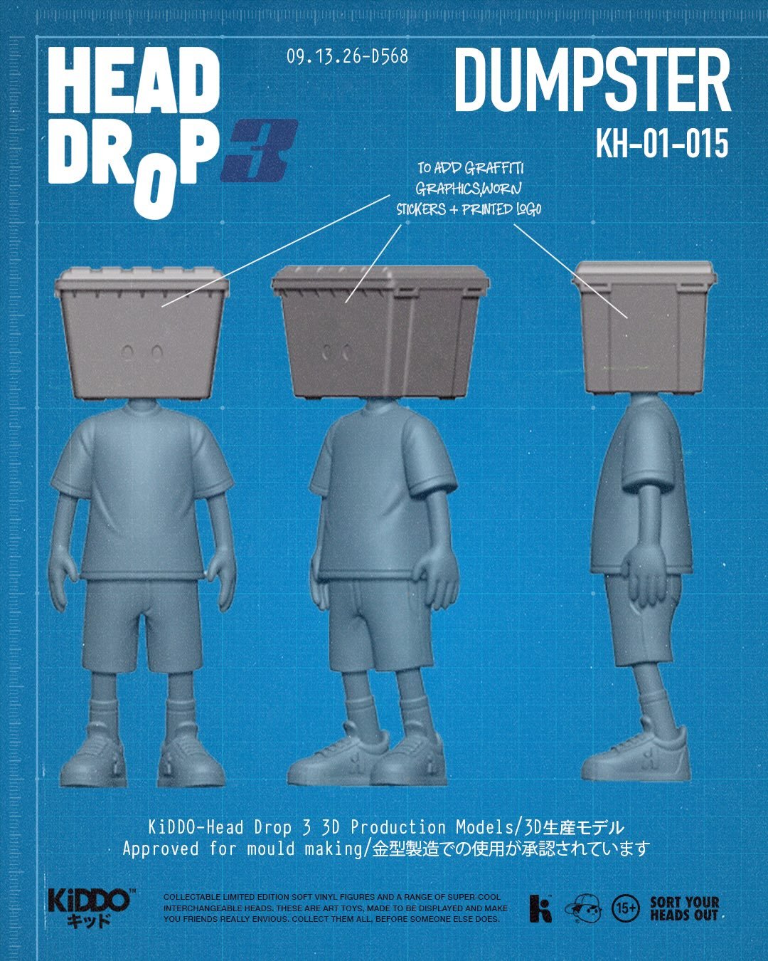 ⬌Swipe Alert ‼️Hot from @demeng_toy , these are the models for Head Drop 3. As we said before, we&rsquo;re trying to get ahead of ourselves so that the wait time between ordering and getting them in-hand is a lot less than previously. There will be a