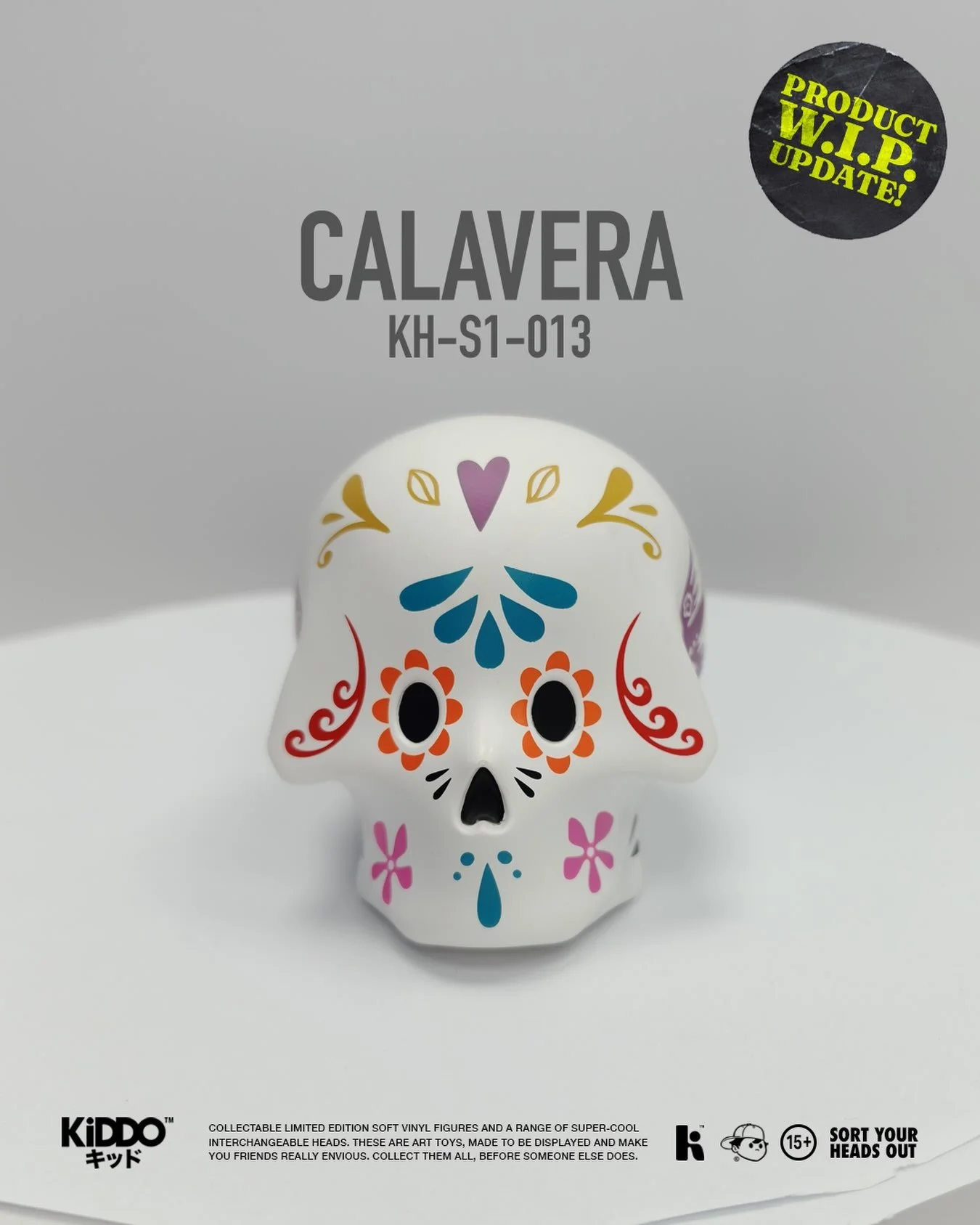 All the latest heads and the MiCKO figure are almost ready to be shipped out to us. We&rsquo;ll be posting updates of images we get from the manufacturer as we get them (apart from the Blind Box #4 obviously). The Calavera head was a really tricky he