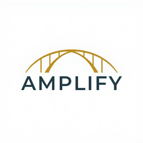 Sleek Golden Bridge Logo for AMPLIFY.png
