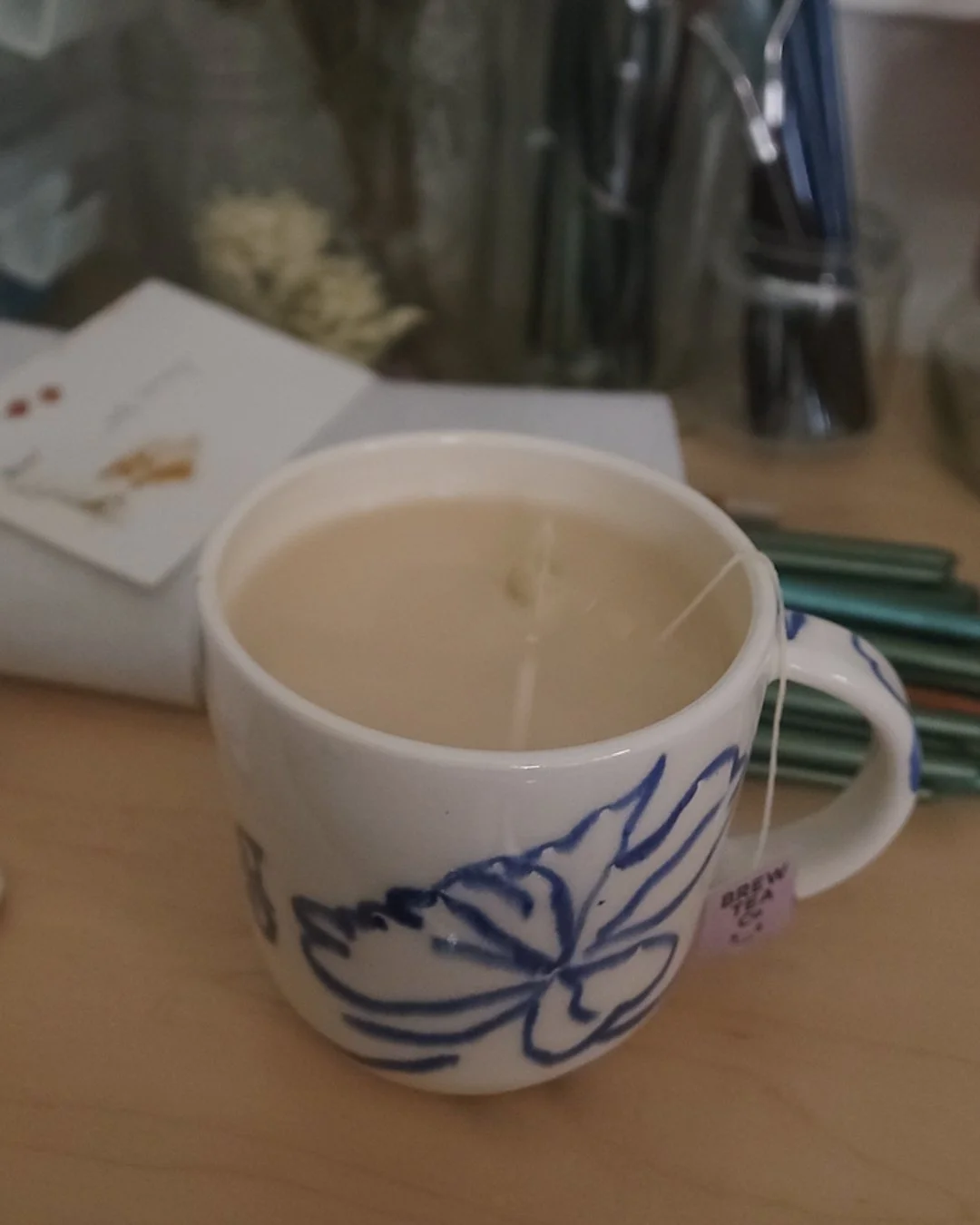  added too much milk to my tea (still delicious) 