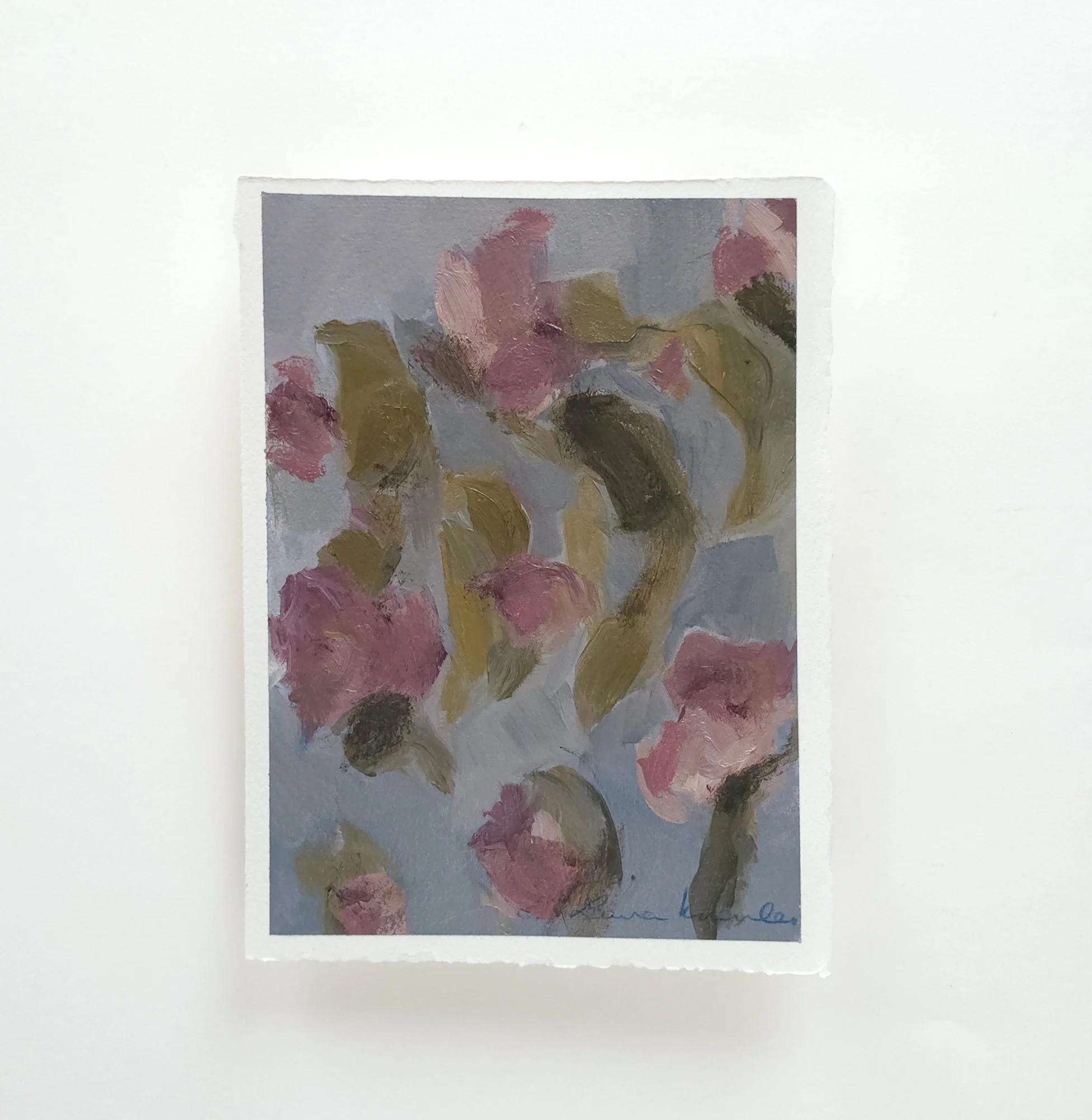 A Little More Time (5x7, Oil on Paper)