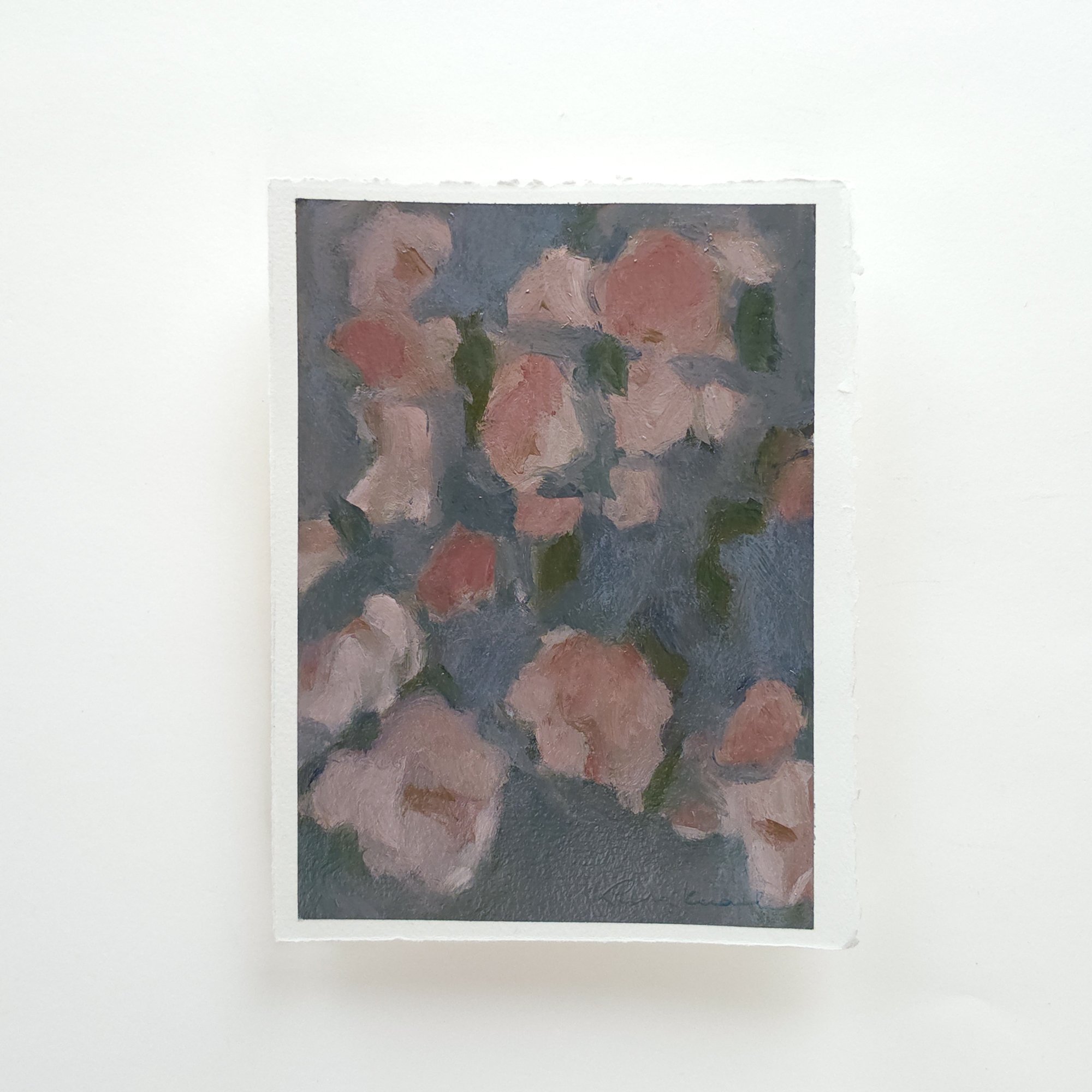 Hushed Recollection (5x7, Oil on Paper)