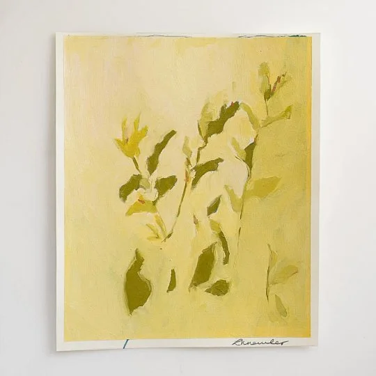 Study of Prairie Grasses, 1 (5x6.25, Oil on Paper)