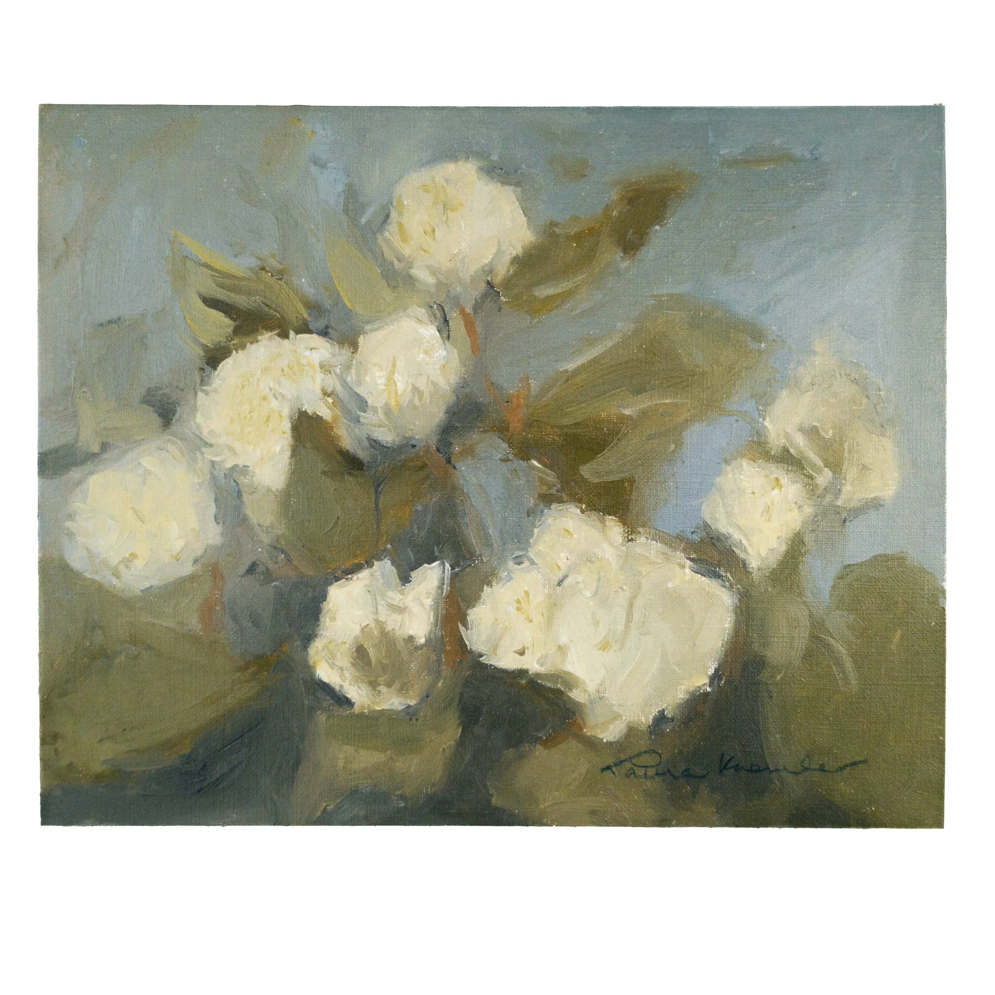 Spring in the Garden (8x10, Oil on Paper Panel) $225 CAD
