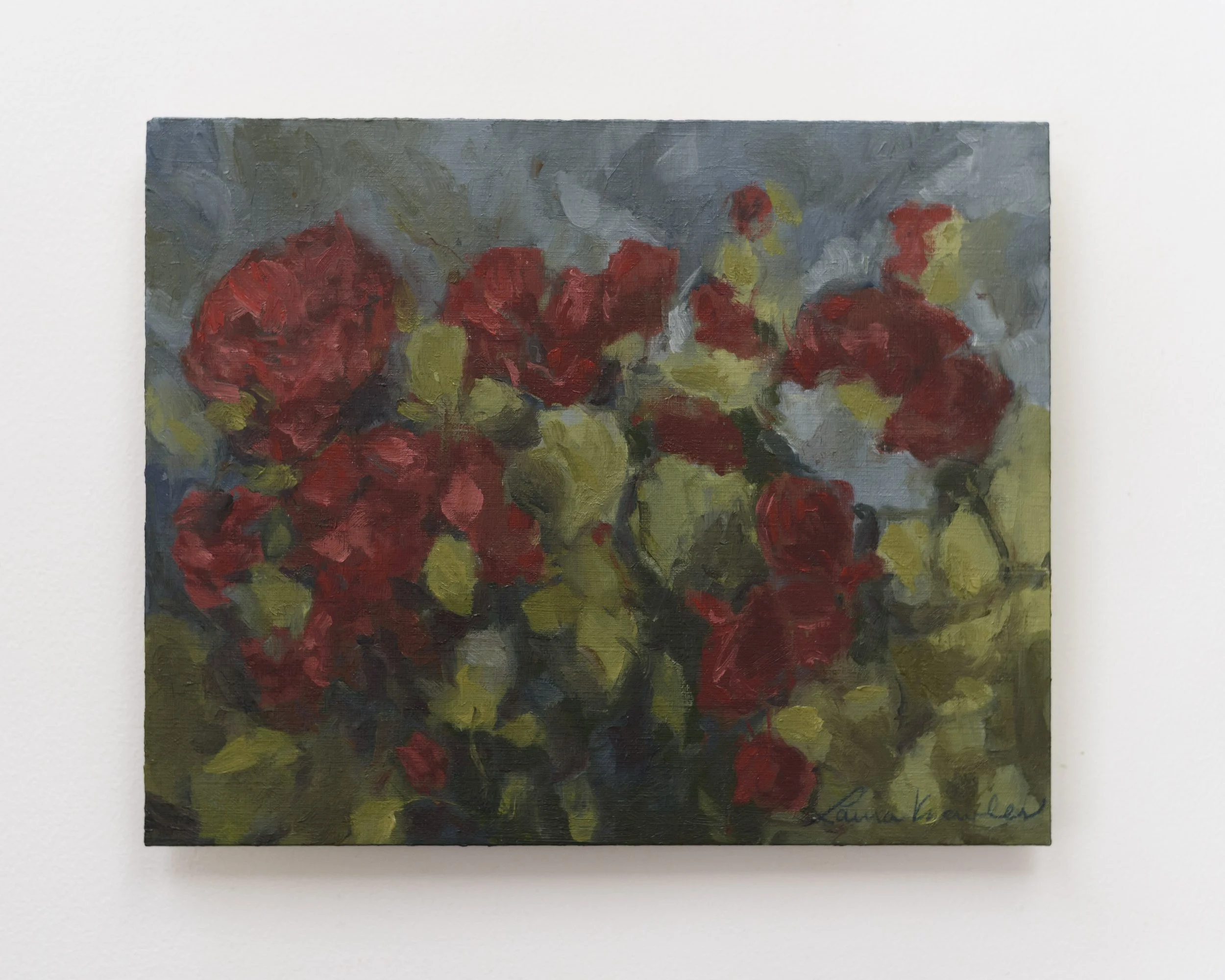 Evening Roses (8x10, Oil on Panel)