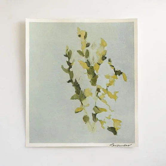 Botanical Study (5.75x6.5, Oil on Paper)