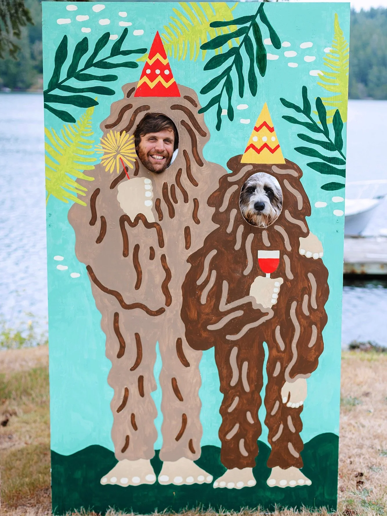 We found Sasquatch (two, in fact)&nbsp;at a private birthday celebration! Created as an interactive photo opportunity, this Sasquatch mural brought an engaging, playful opportunity for guests and livened the gathering place.

Looking to create a memo