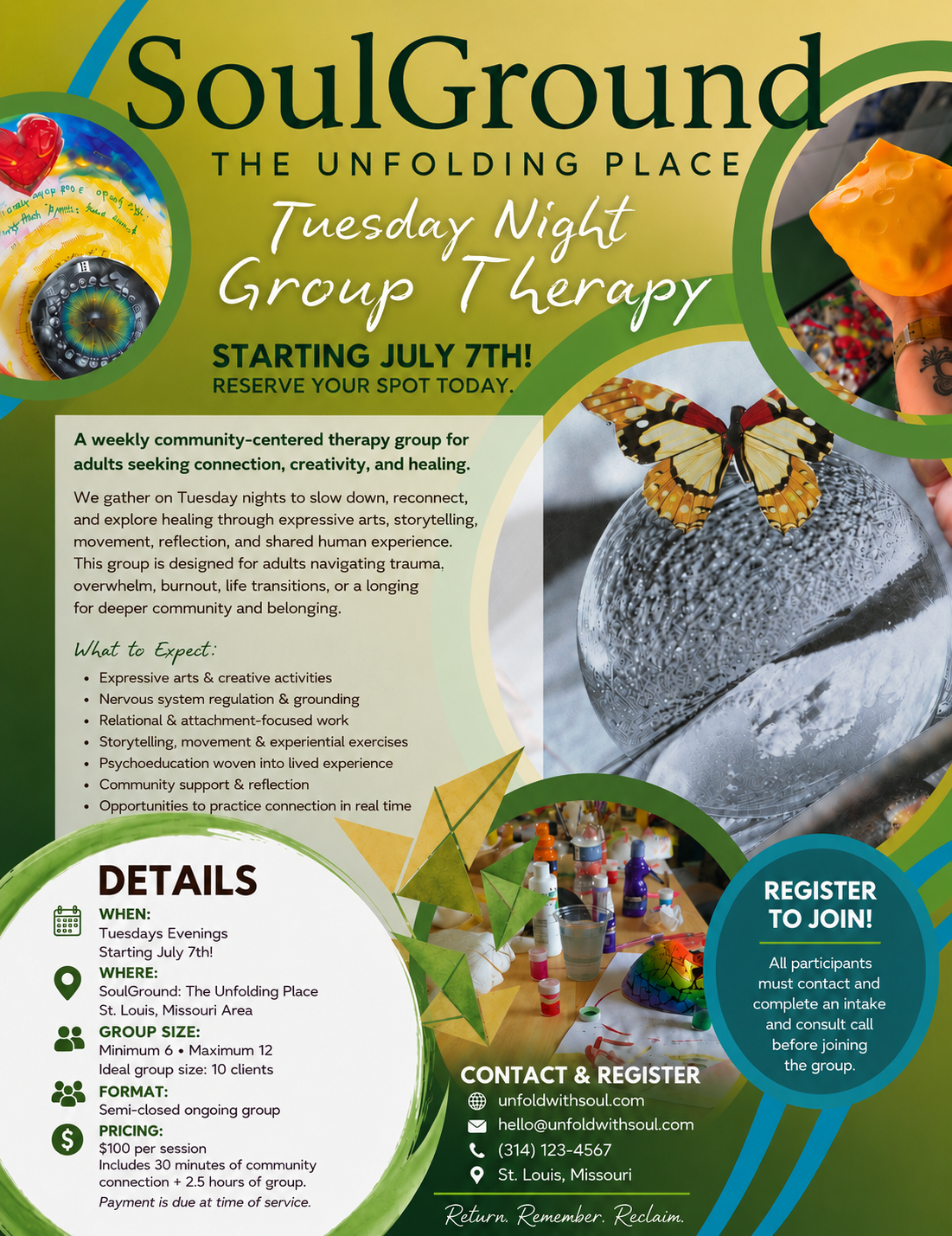 Pre-register for Tuesday Night Group