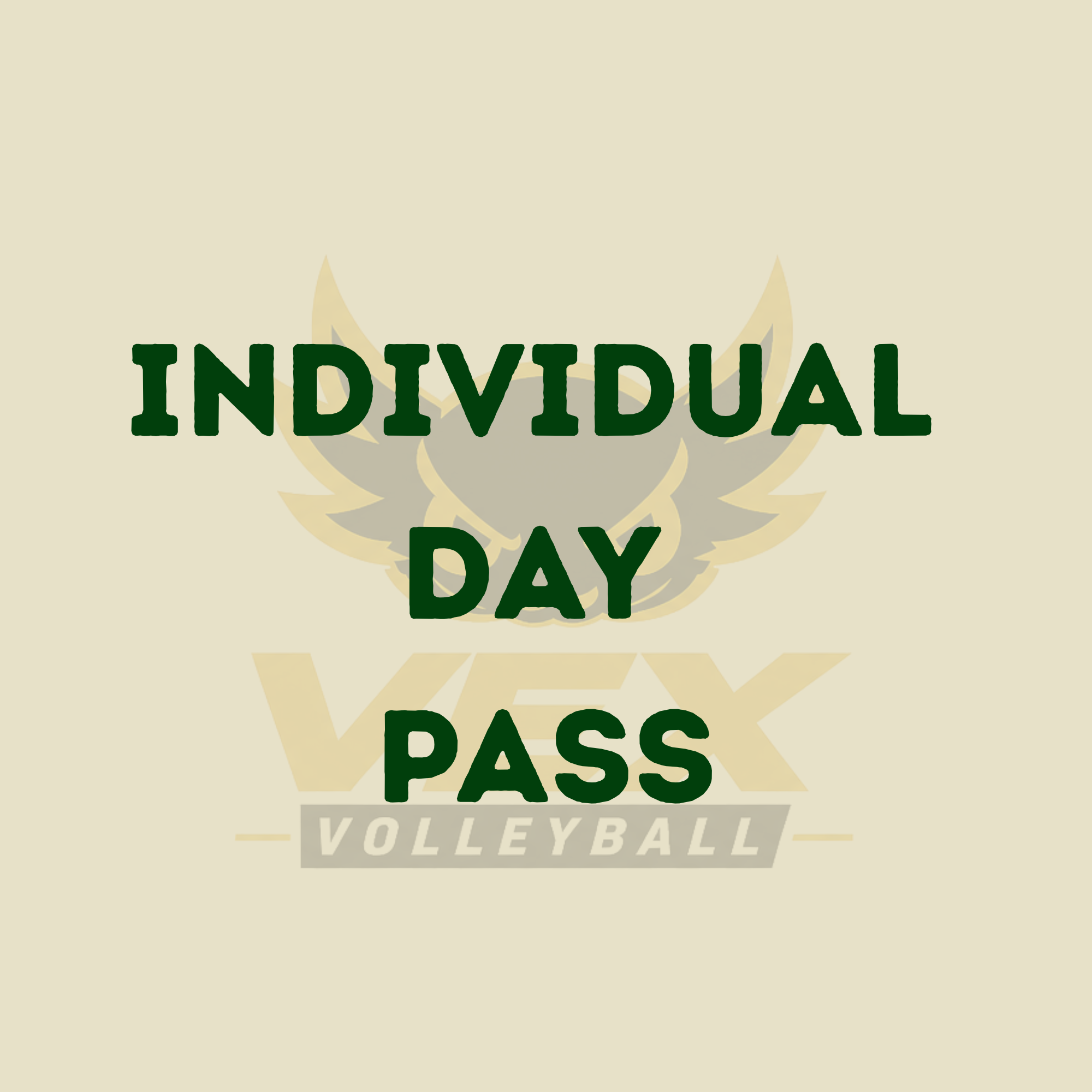 🎟️ Vex Individual Day Pass