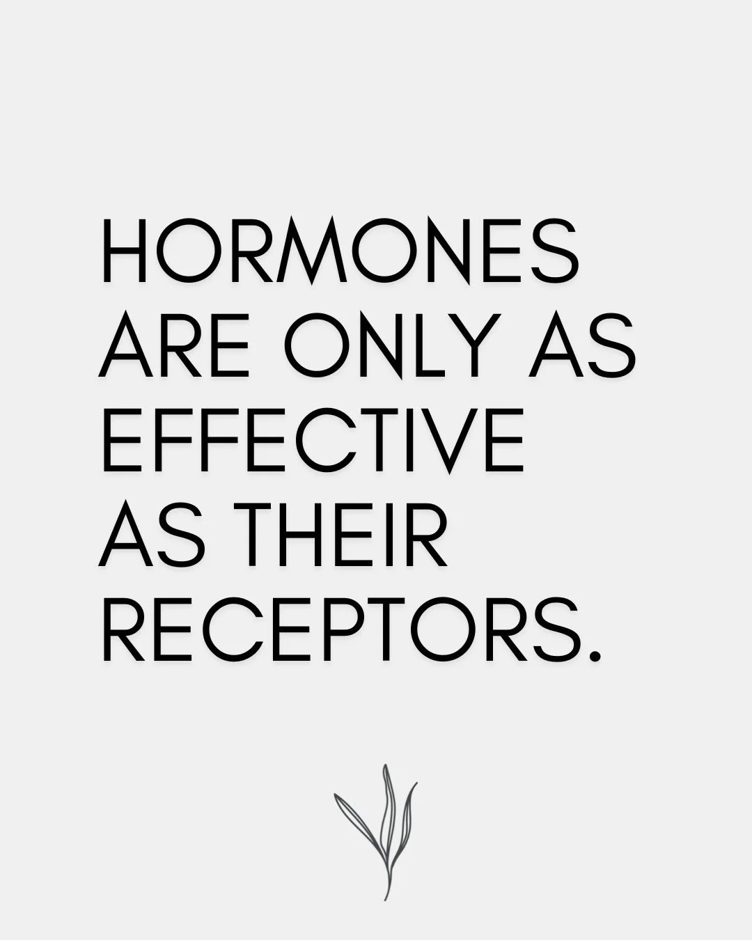 We talk a lot about hormone levels.
We don&rsquo;t talk enough about whether the body can actually hear the signal.