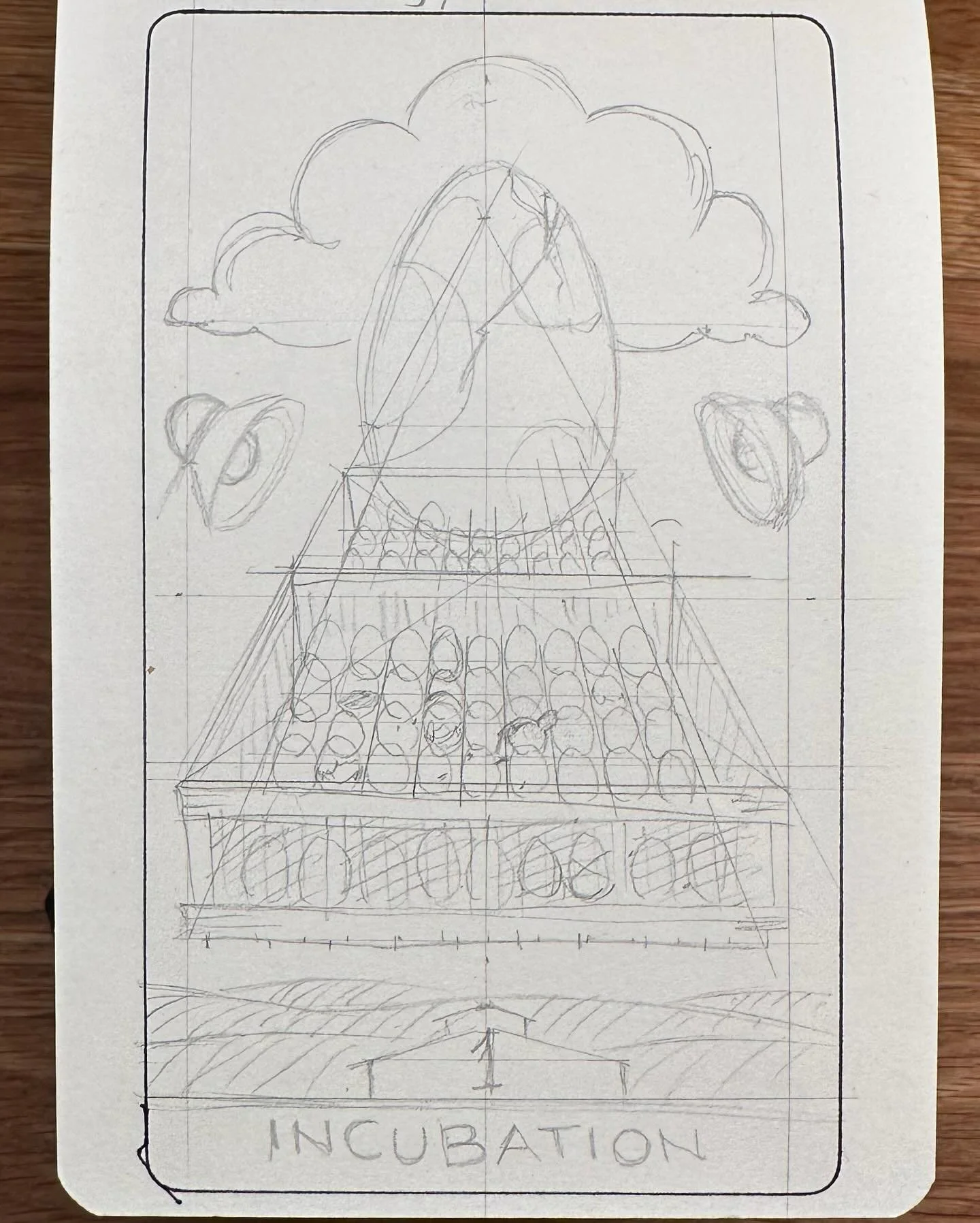 Day 4: Rethinking the One of Eggs and One of Brambles. I realized that the hatchery box on One of Eggs was incomprehensible because the eggs inside aren't visible! So I rotated it and I think I like it a lot more now. I am happy with the One of Bramb