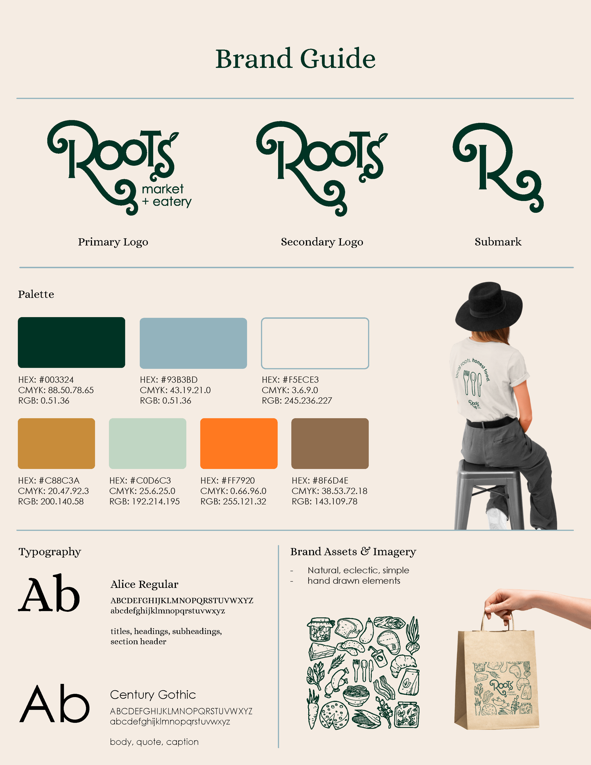 Roots Market + Eatery Brand Guide