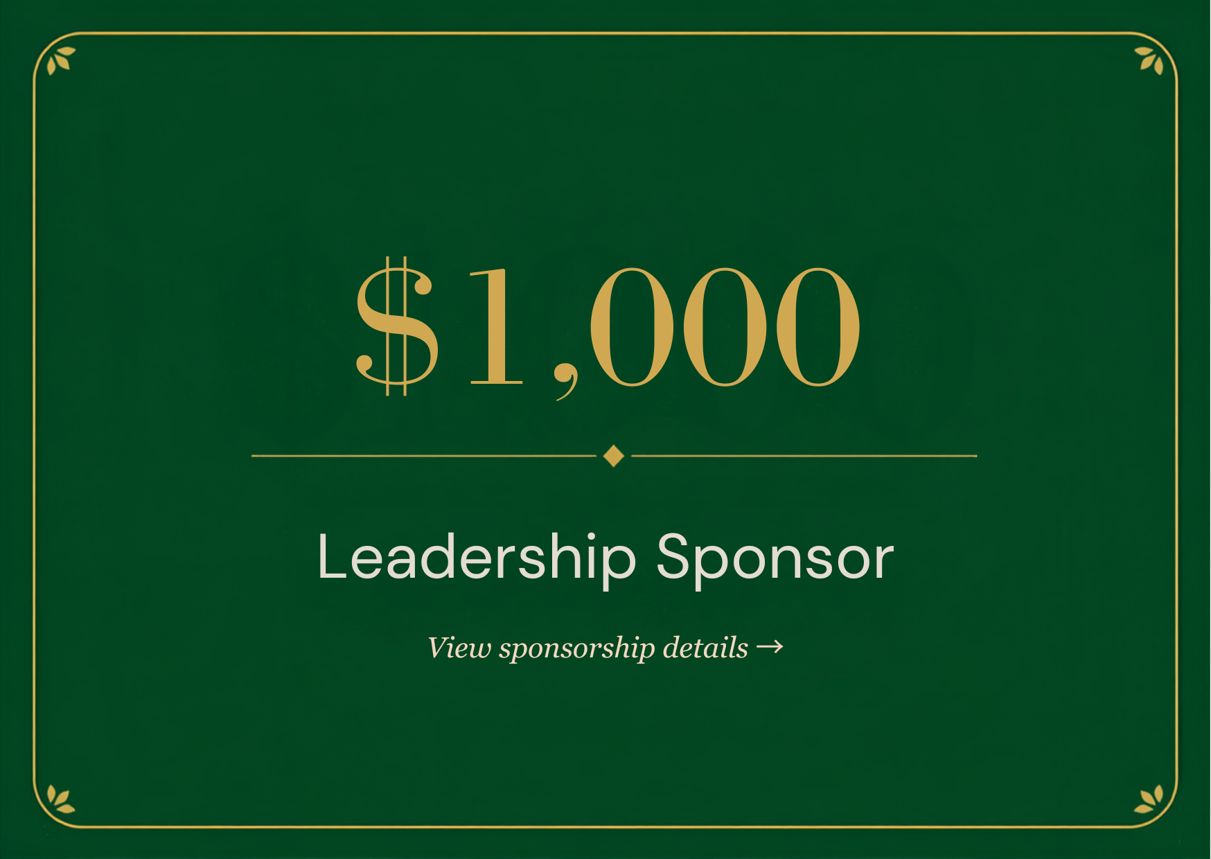 Leadership Sponsor