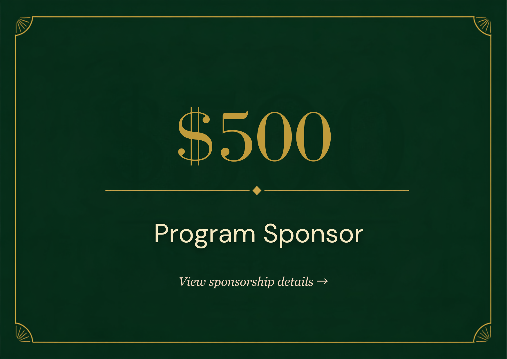 Program Sponsor