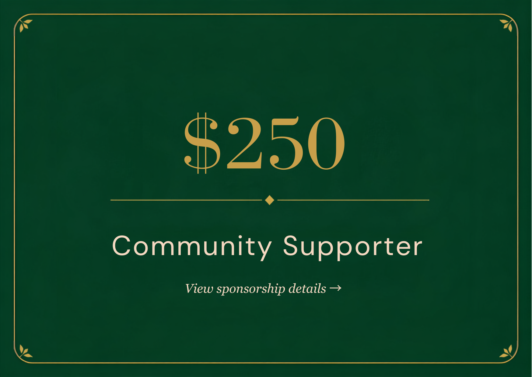 Community Sponsor