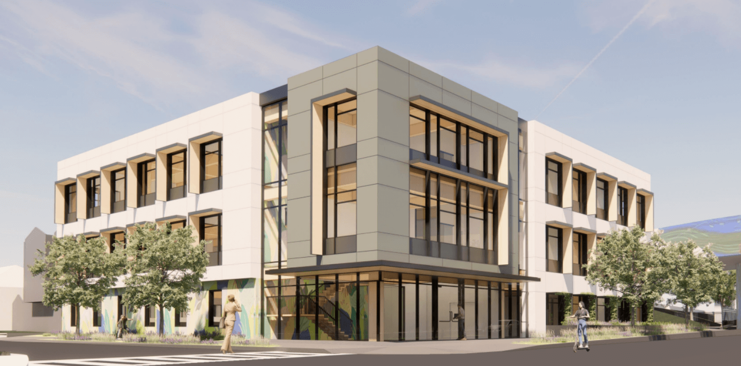 LEED certified children's hospital administrative building Oakland California sustainable healthcare design