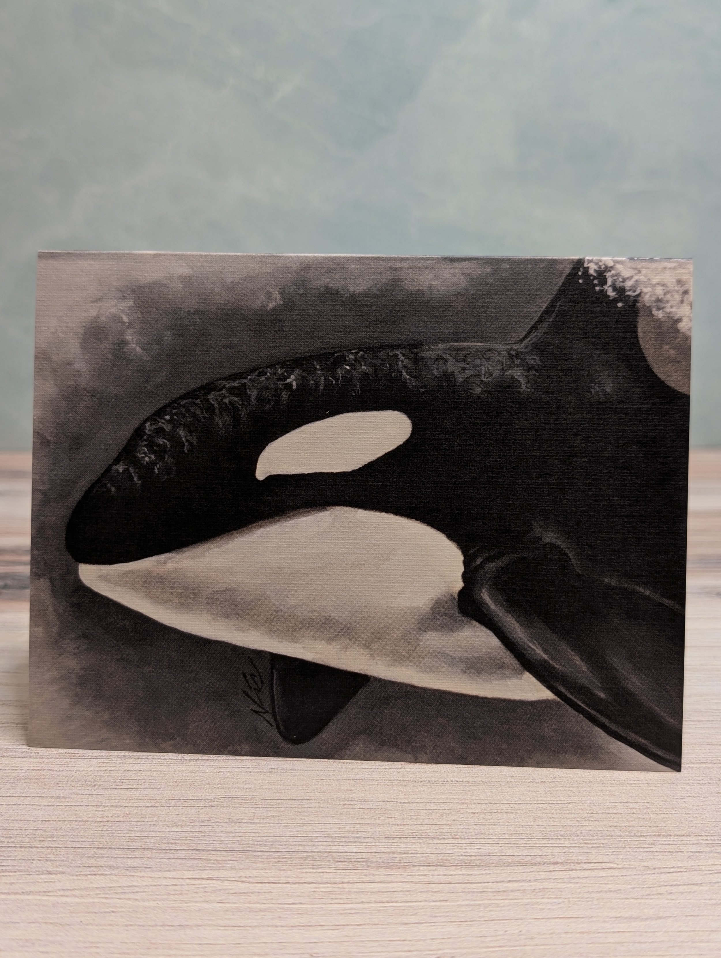 Orca of the Sound - Greeting Card