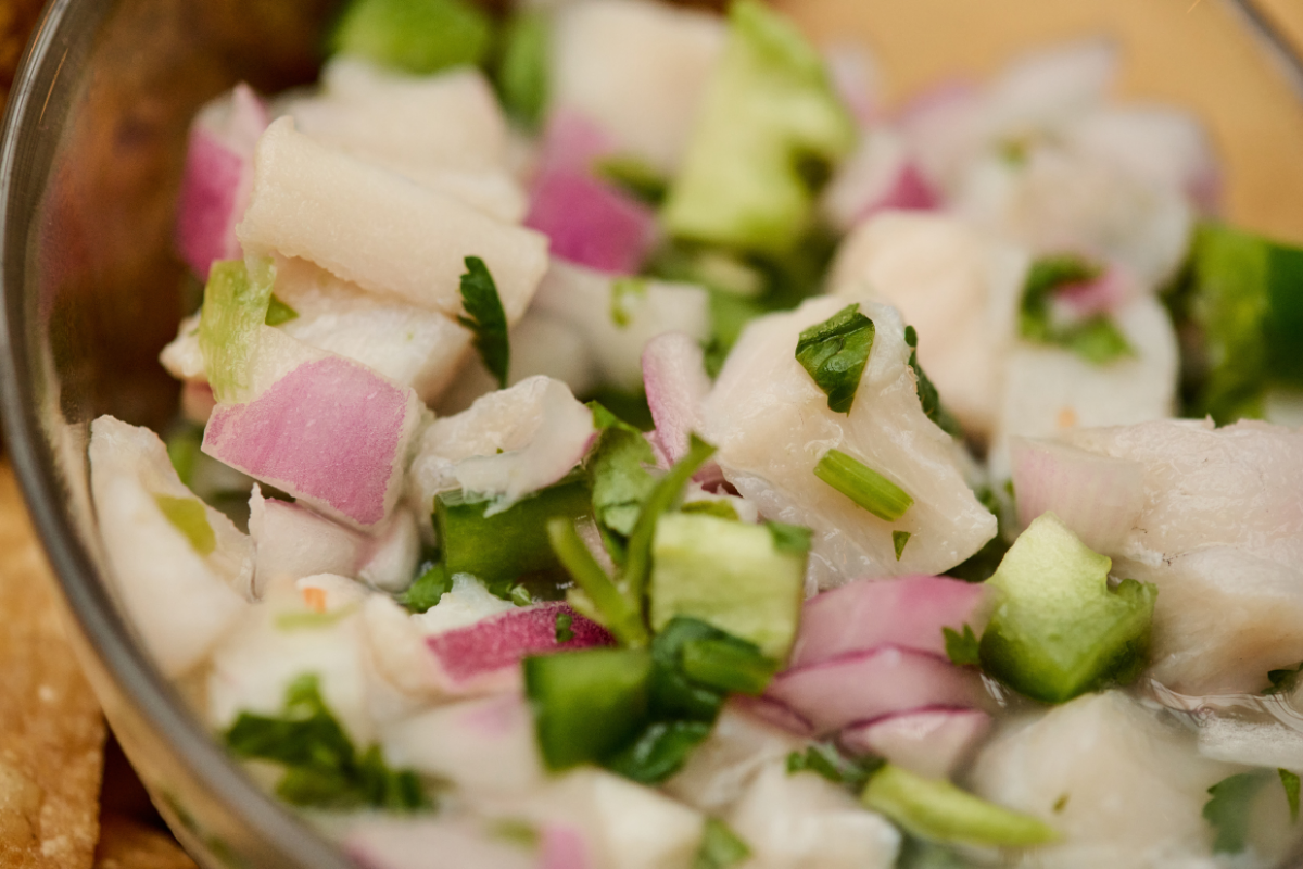 Ceviche Dish