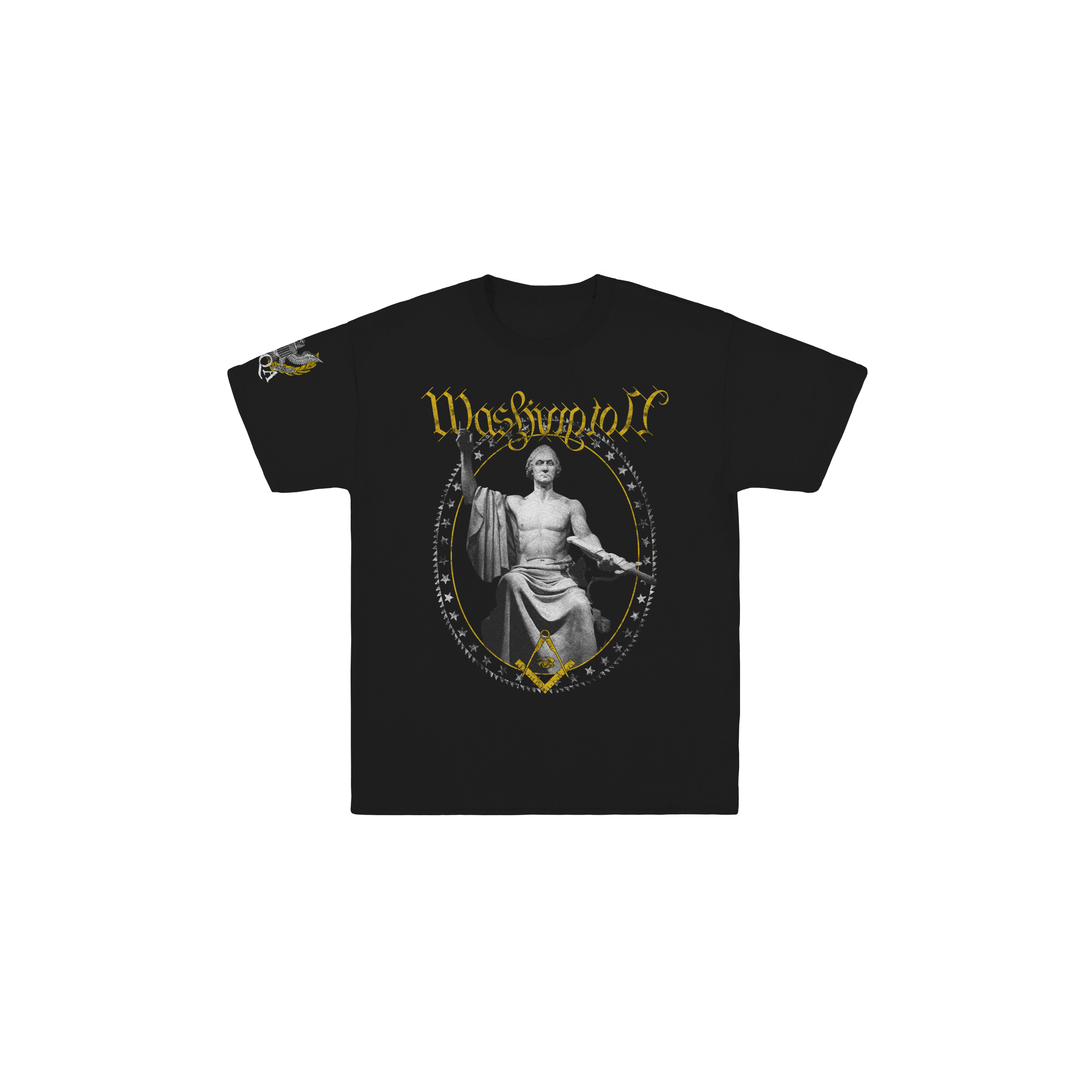 Black Metal Washington Heavy Cotton Tee