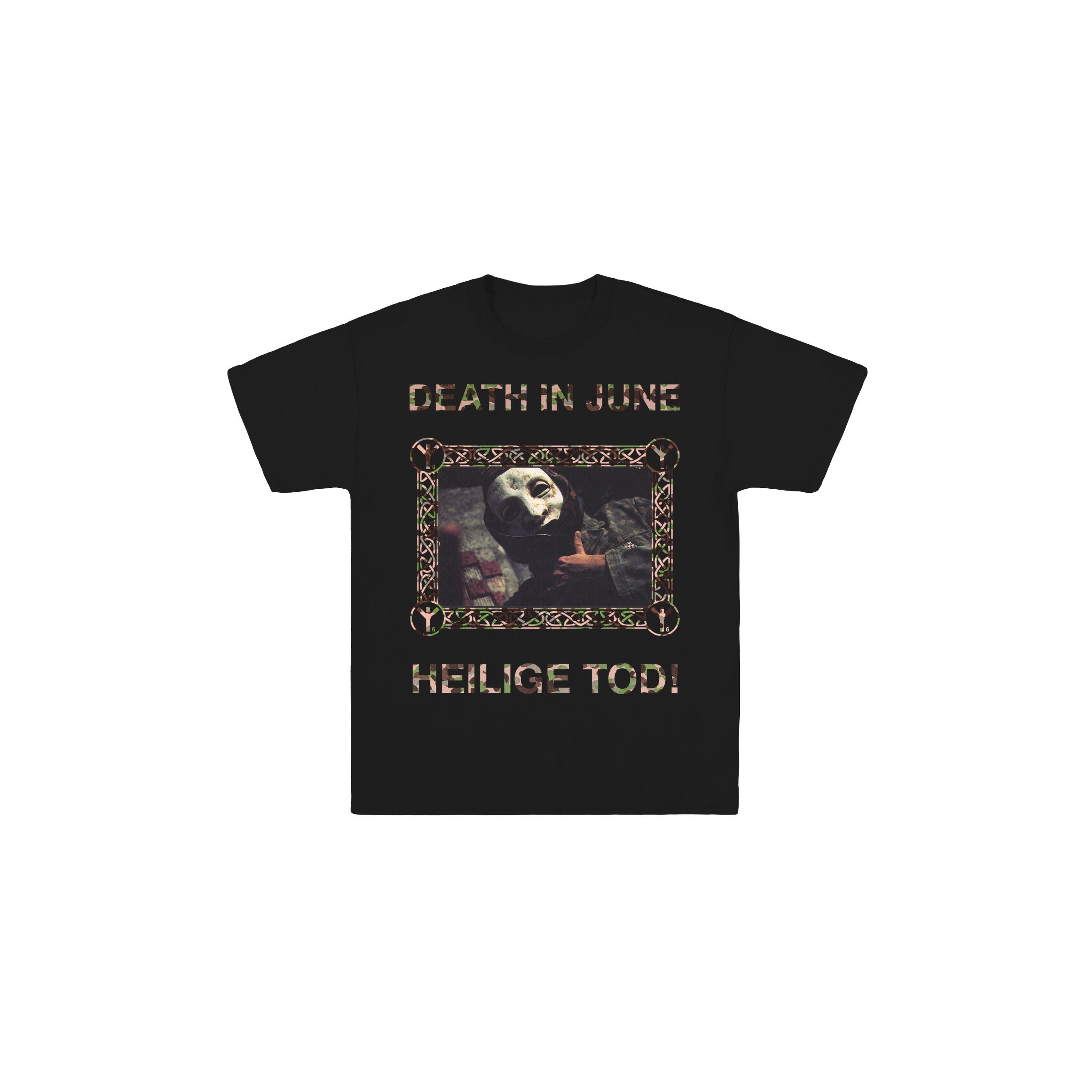 Death In June Pea Dot Heavy Cotton Tee