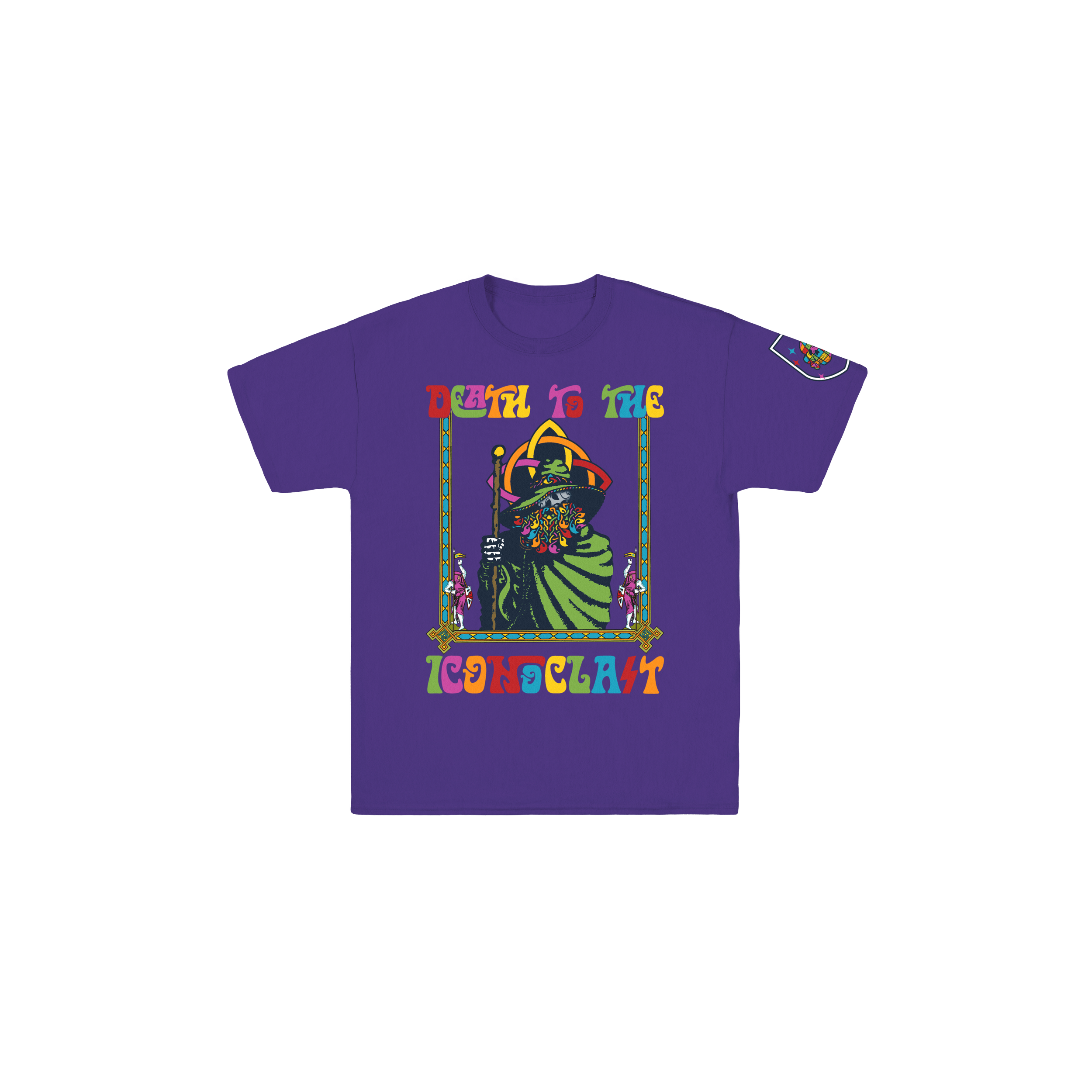 Never Stress Death To The Iconoclast Heavy Cotton Tee