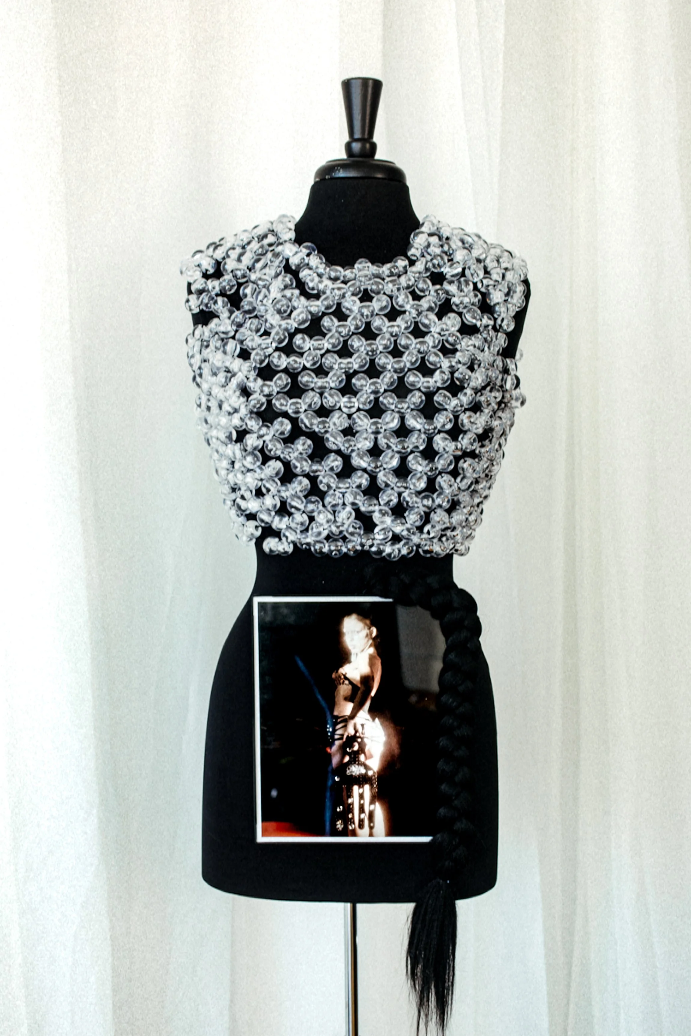  Knit and crochet pieces made from nostalgic hair bobbles by the Black designer brand  Renée New York  