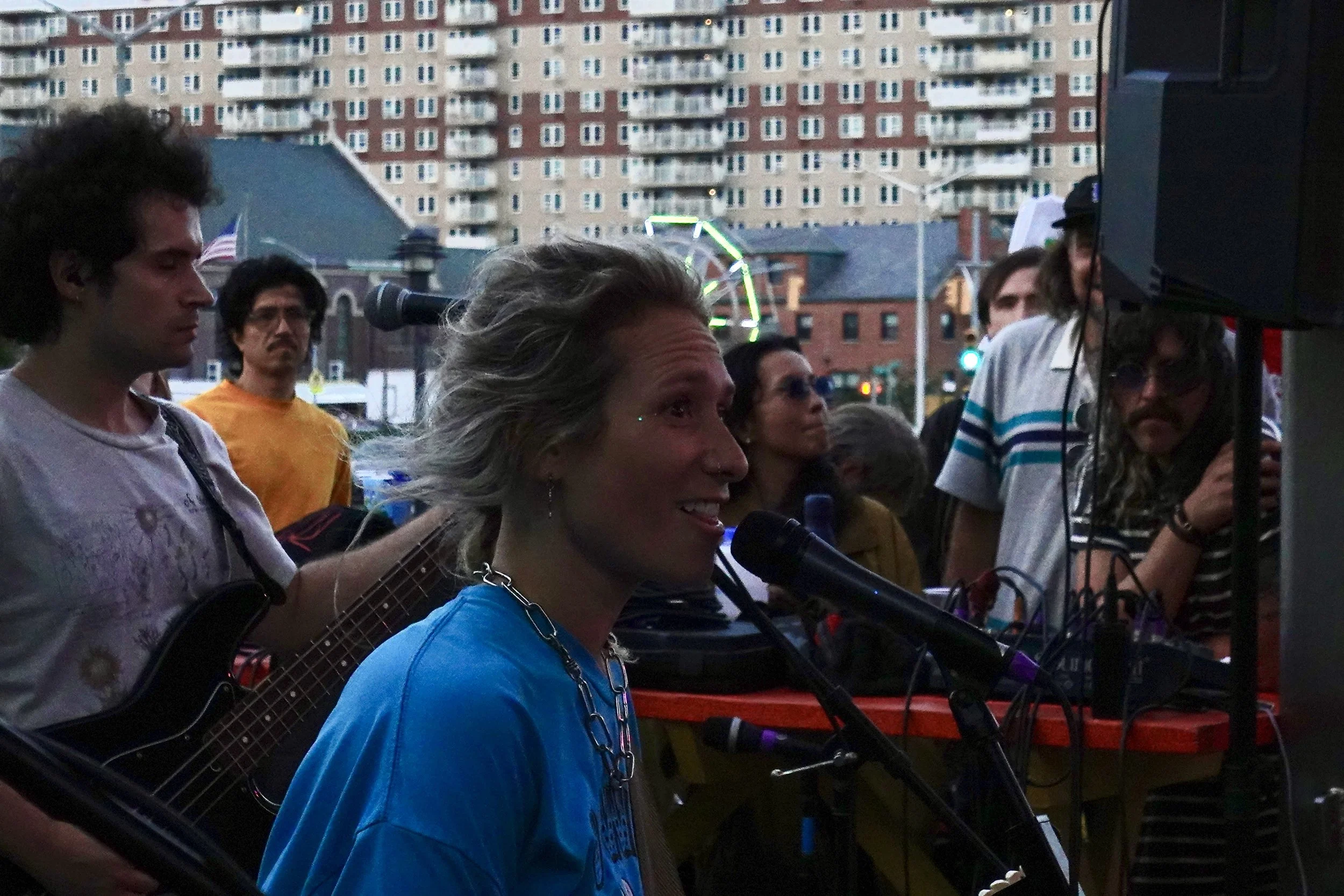   ALL JOKES: Sarah Greenwell, frontwoman of Gymshorts, sees her music as comedy.&nbsp;  