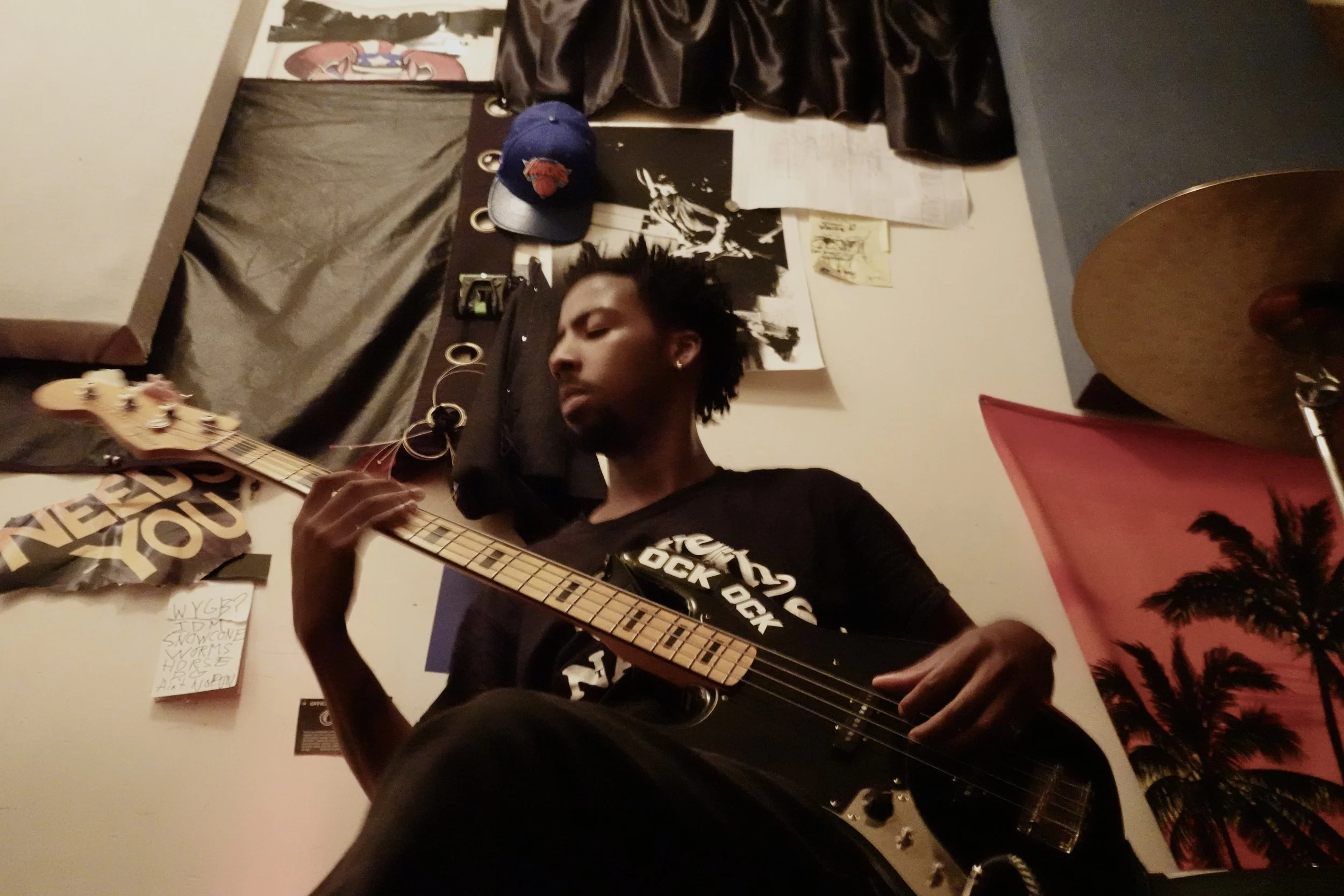   BASS TALENT: Cue Pierre joined OBOY! five months ago. While he now largely maintains the pre-existing bassline, Pierre is excited to add more of his own groove to new releases.&nbsp;  