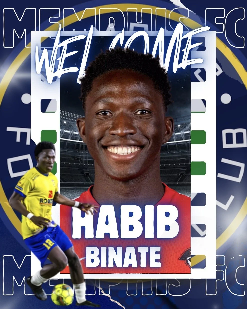 Memphis FC Adds International Experience with Signing of Habib Binate