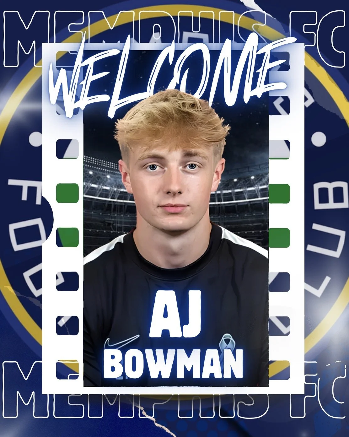 Memphis FC Signs AJ Bowman for 2026 USL2 Season