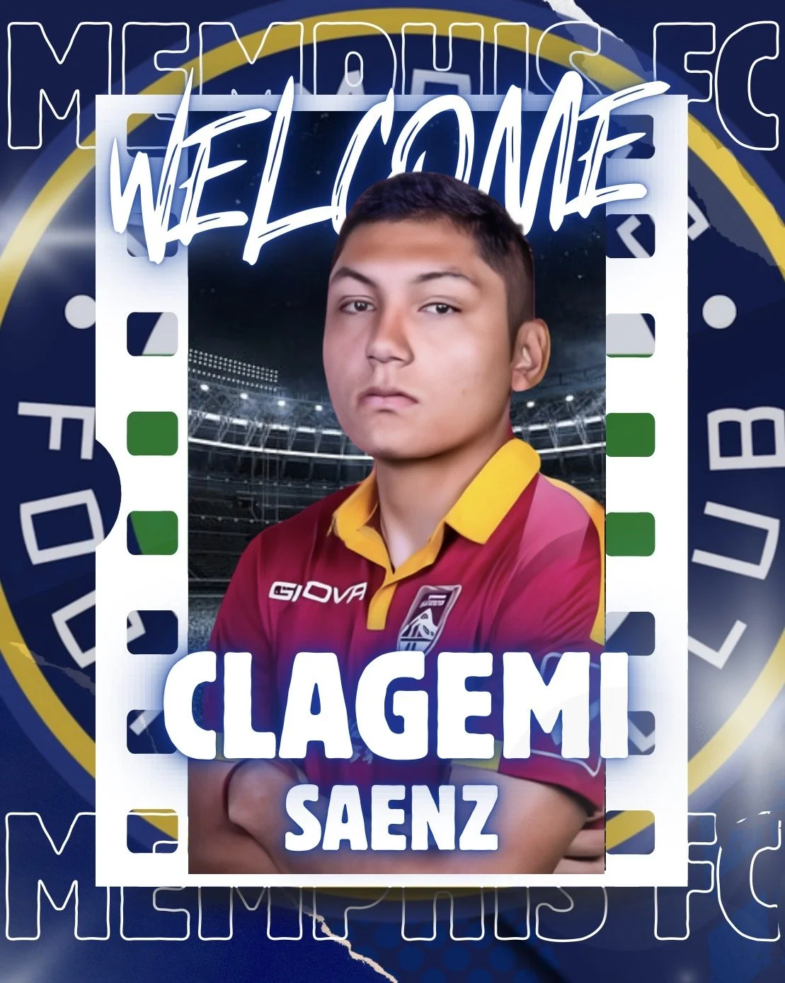 Memphis FC Signs International Attacking Talent Clagemi Saenz