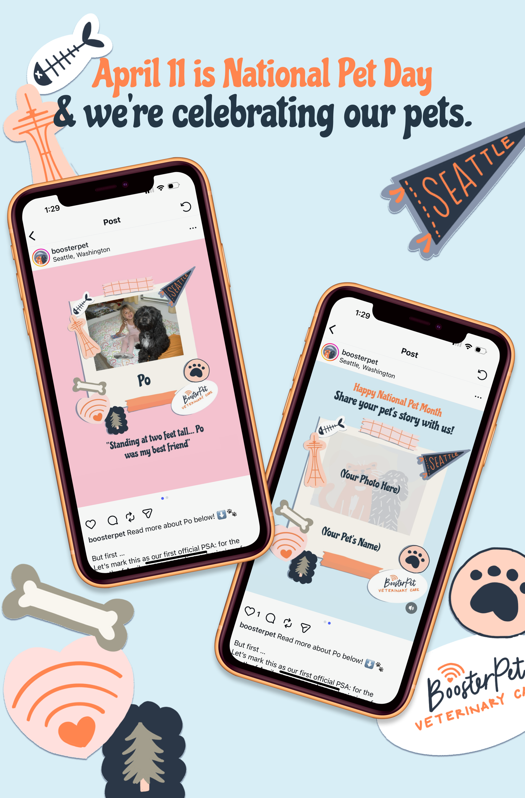 National Pet Day! Share your pet’s story with us.