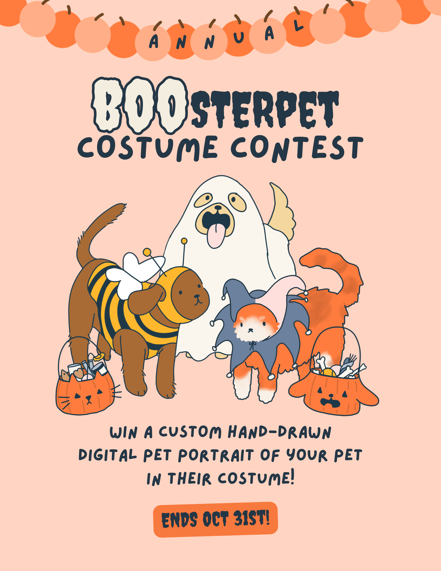 BOOsterPet Costume Contest Flyer