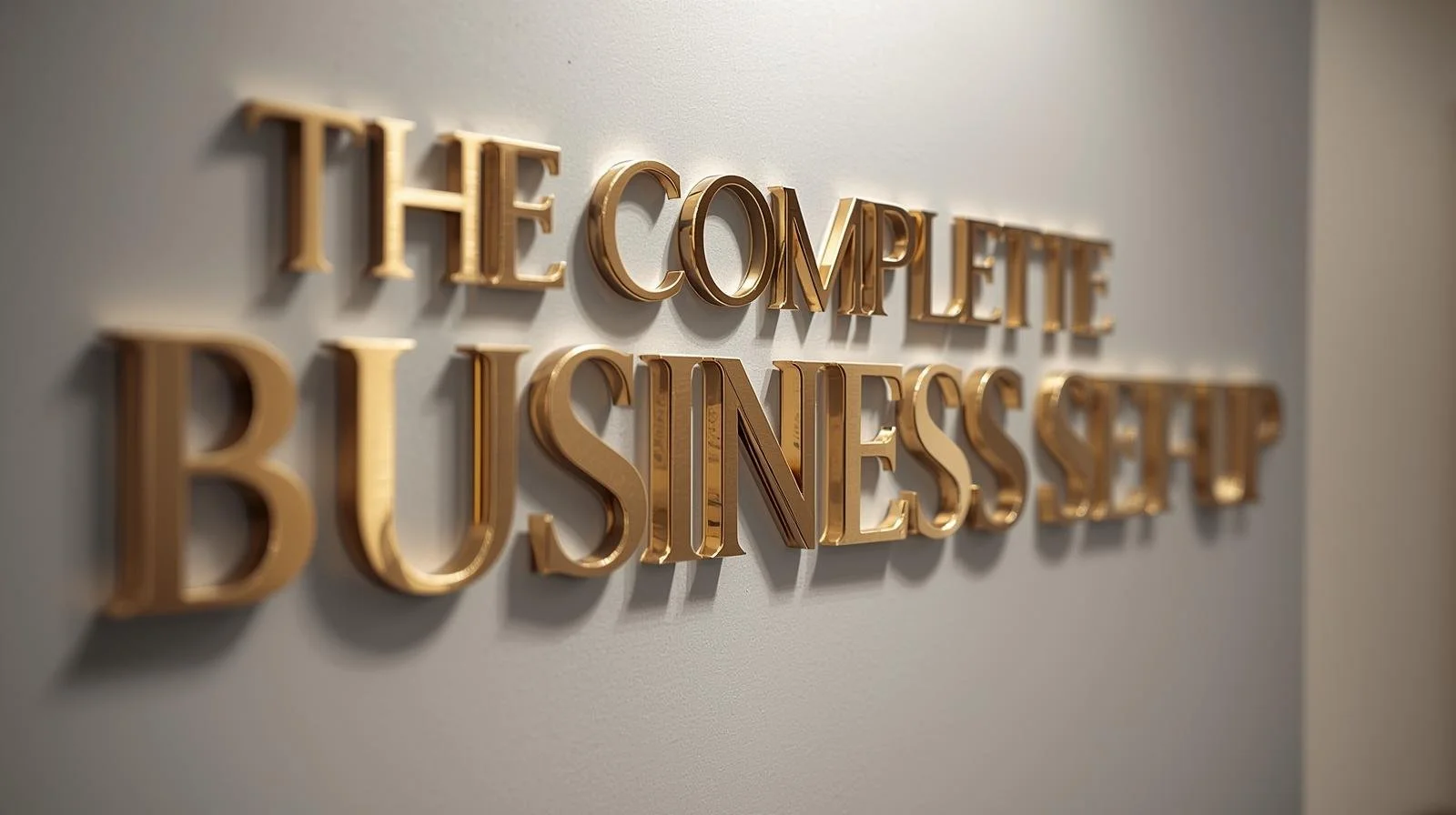 i need an image in gold i need it to say _the complete business set up_ looks profressional.jpg