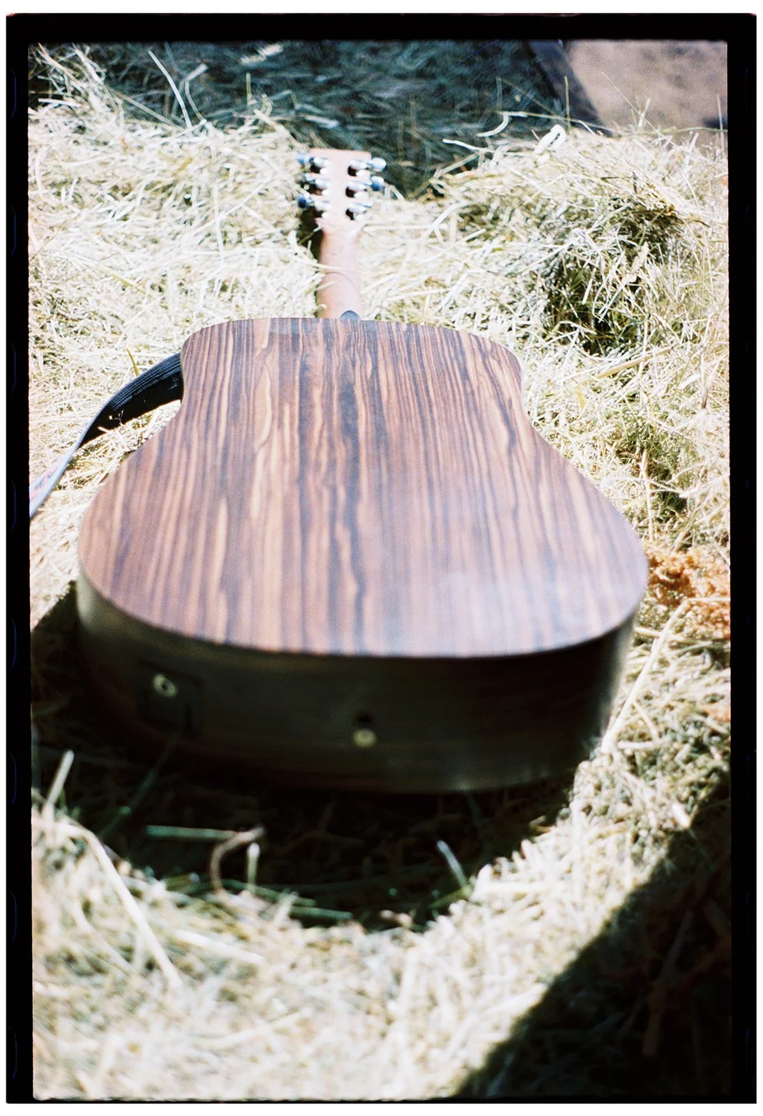 This guitar has some serious miles on it. 