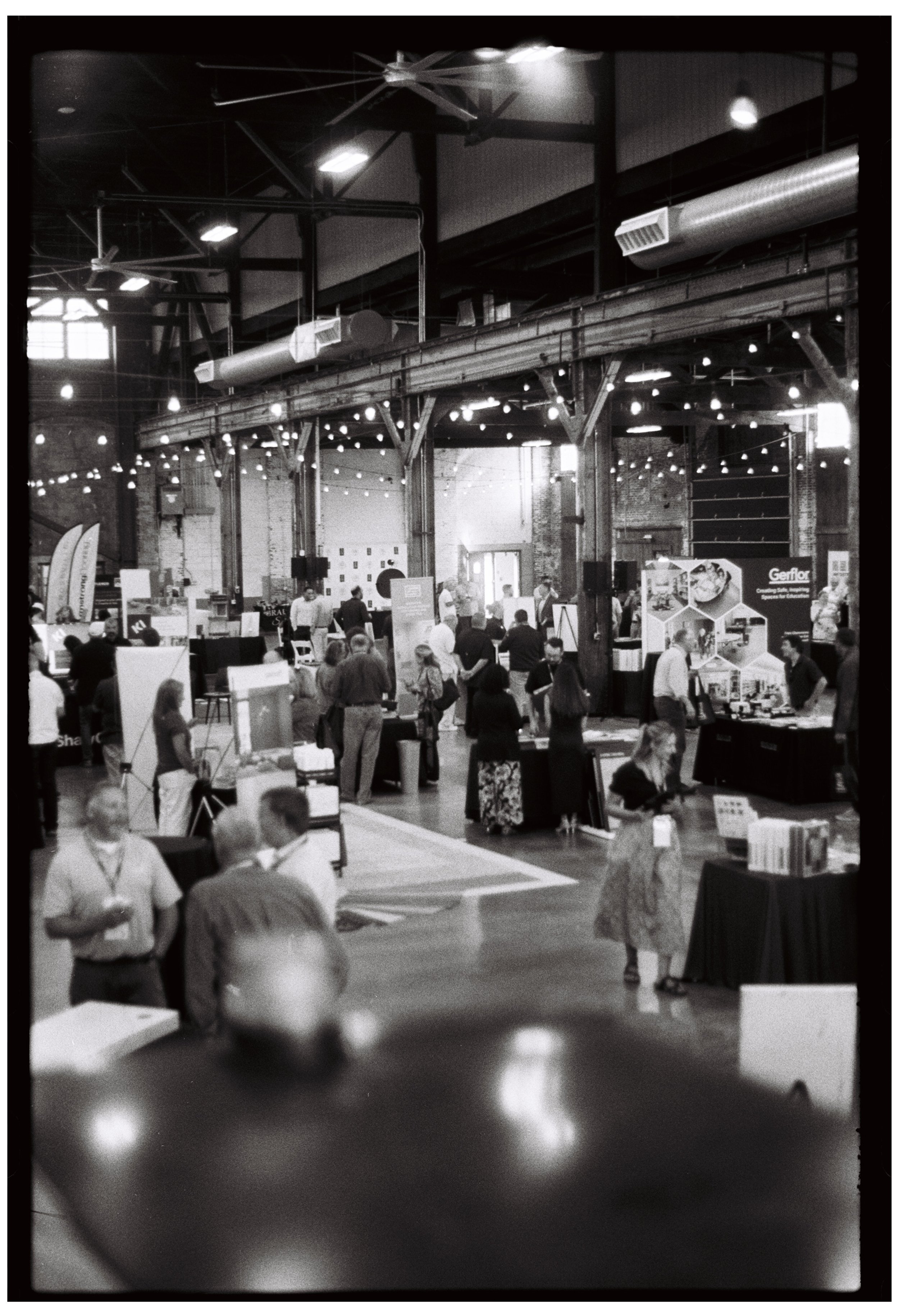 View from the stage at the flooring convention 