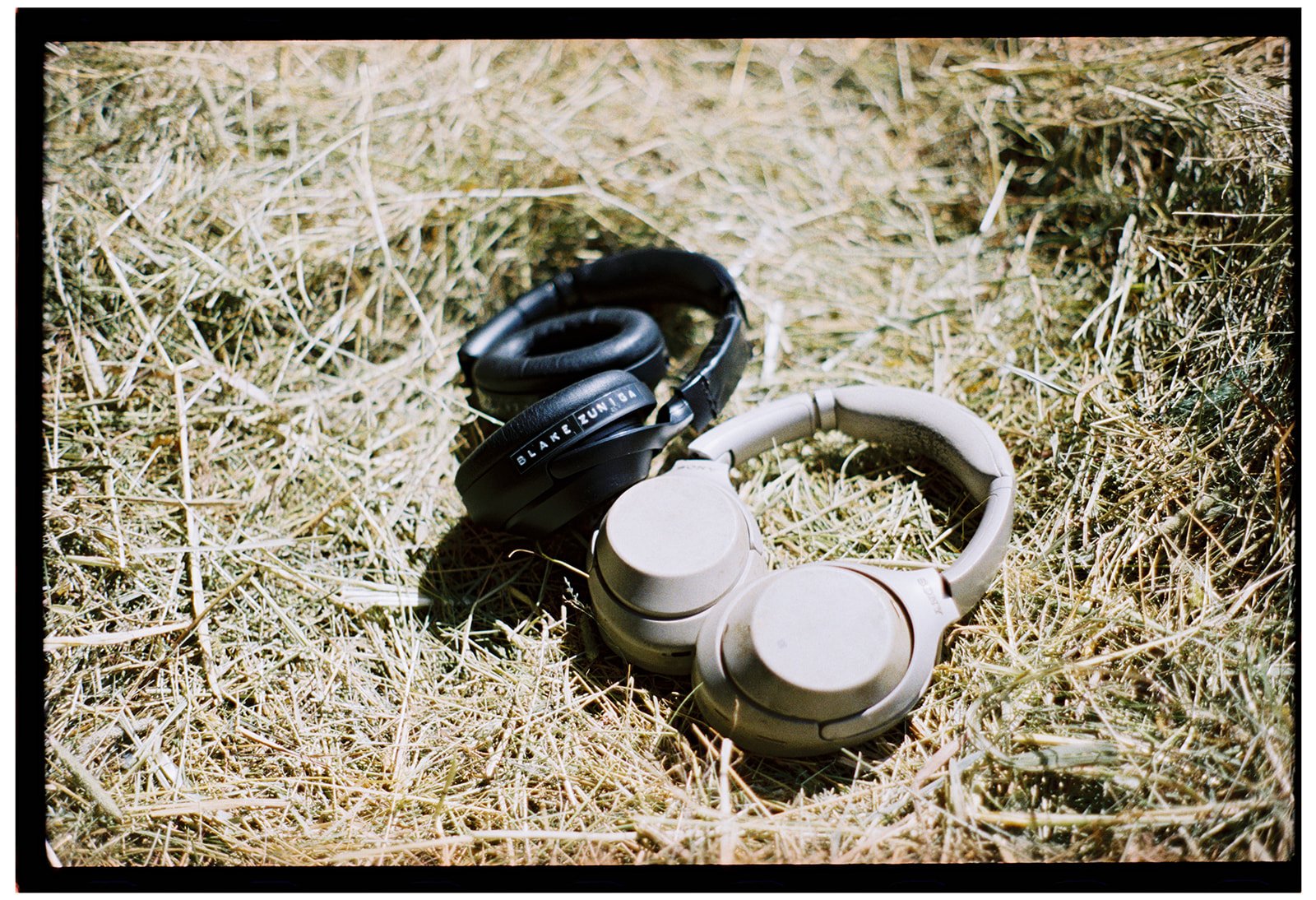 We use these Sony WH-1000XM3's because they have the worlds longest name. And they sound better than 90% of consumer headphones. 