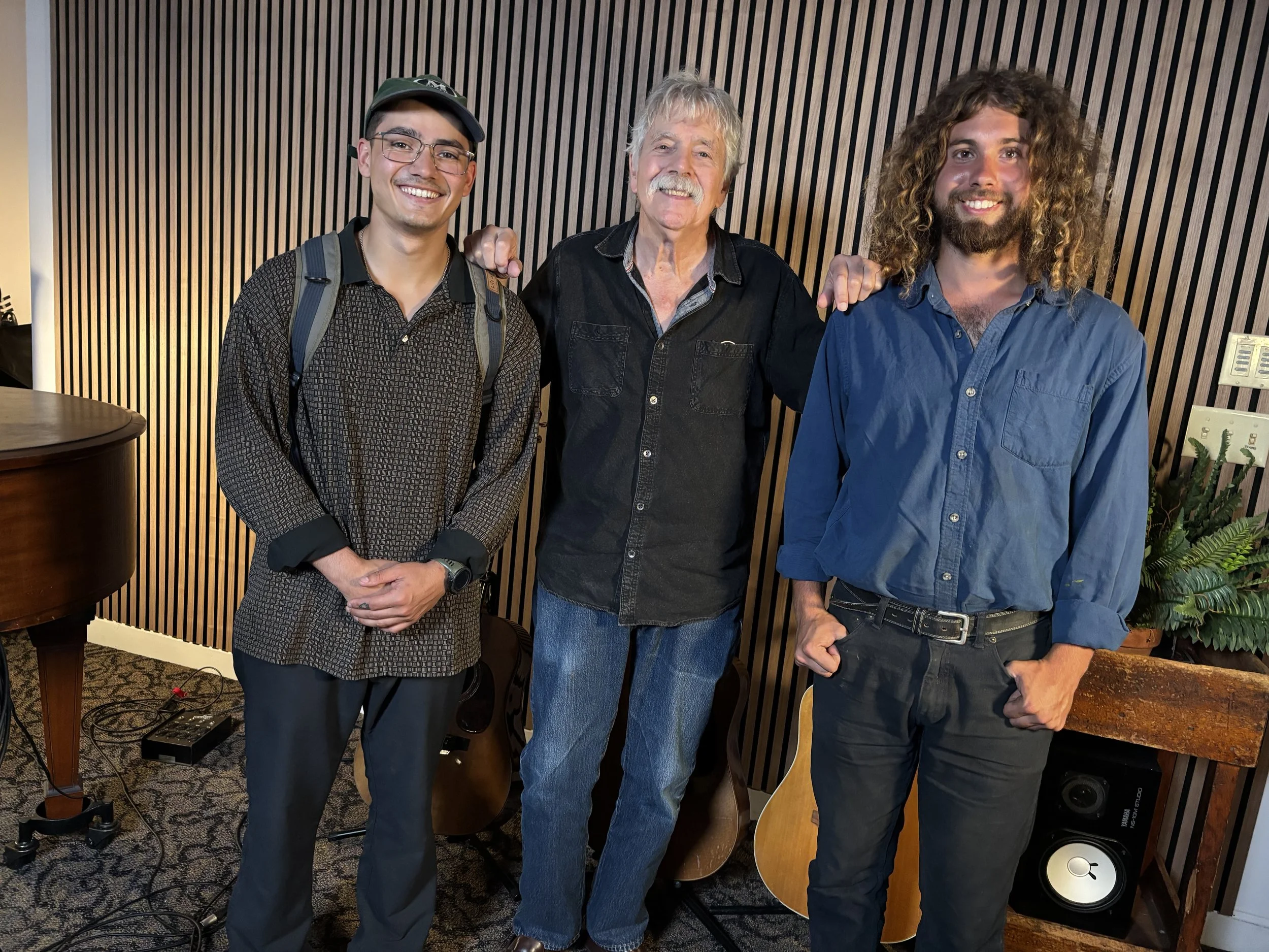 With Tom Rush after an interview 