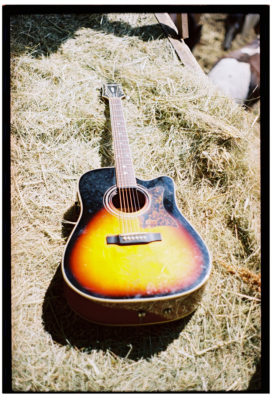 Master Built Epiphone: Coleman bought this because his Martin had a rattle noise. Coleman's main backup. 