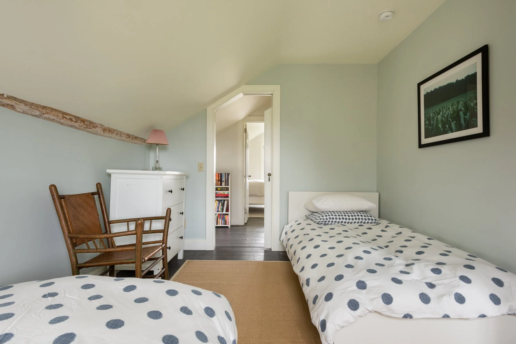 Second floor twin bedroom