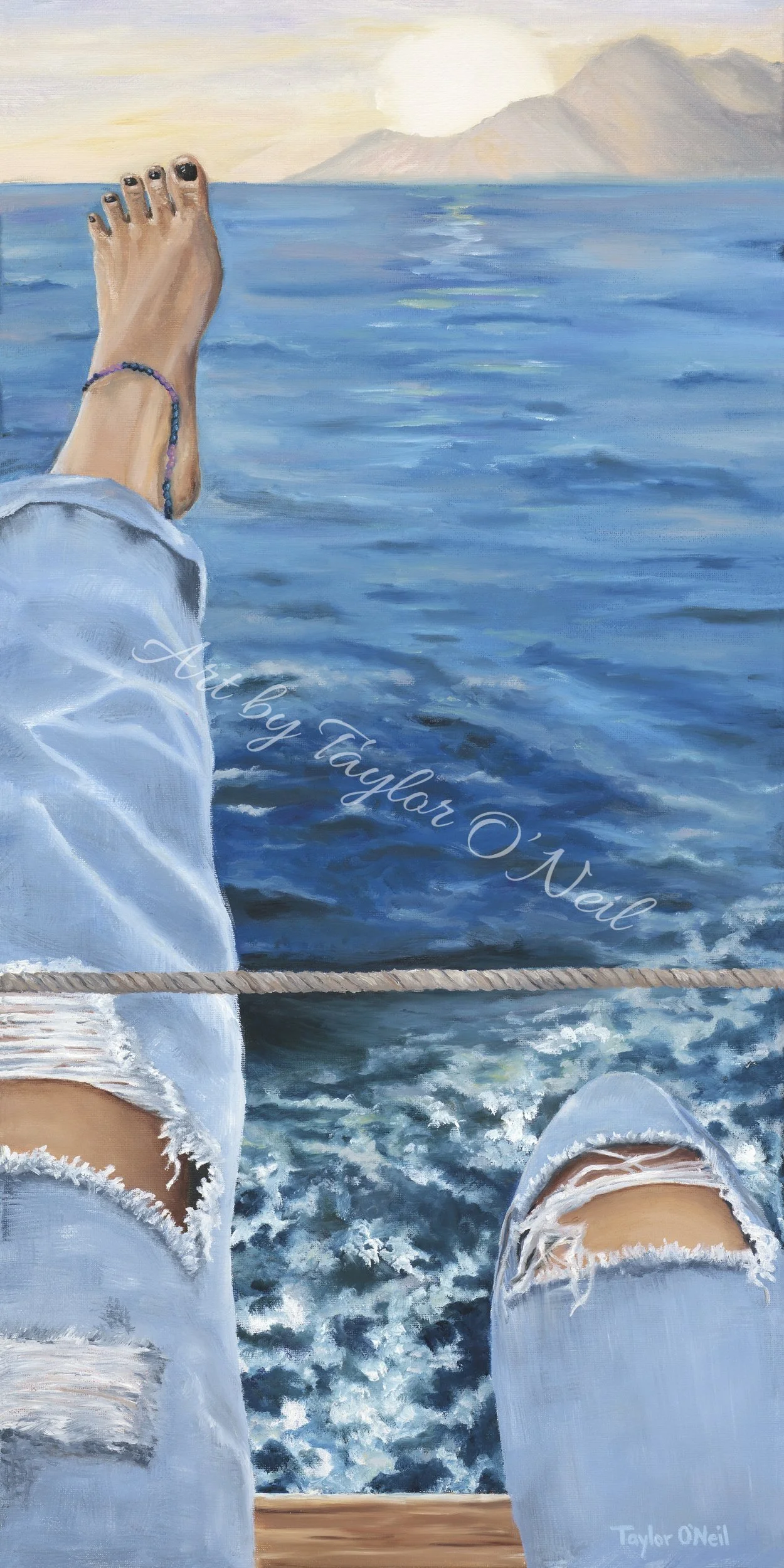 Mediterranean Sea | Landscape Oil Painting Reproduction