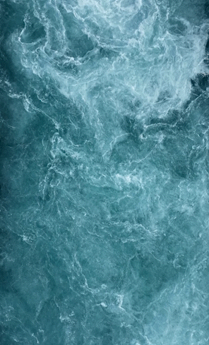 Social media imagery for water rushing with logo