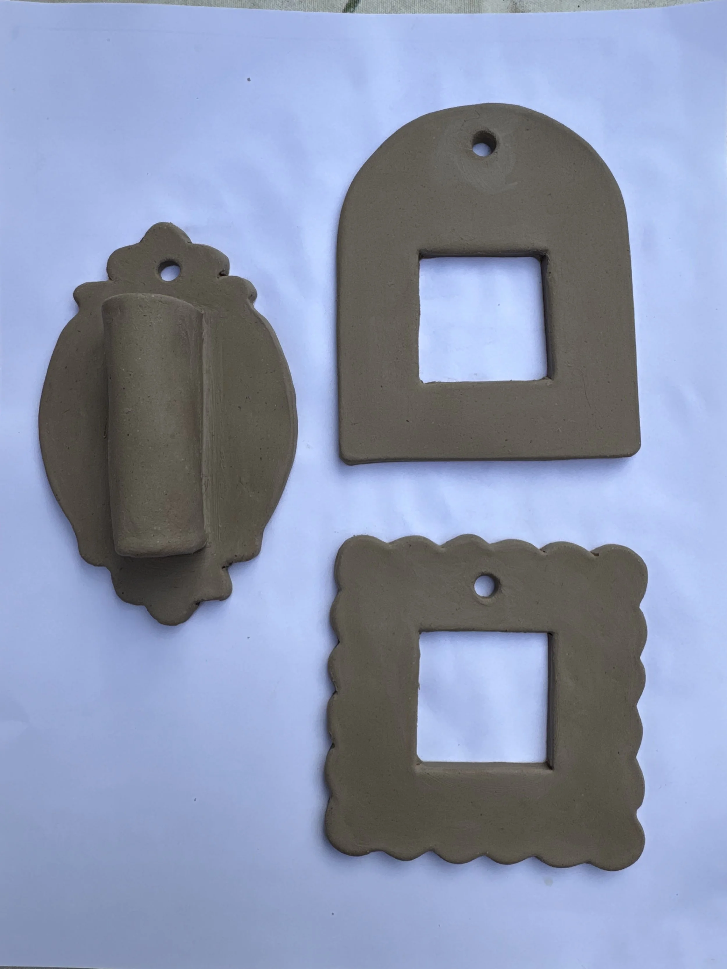 Make A Trio of Hanging Frames or Bud Vases 