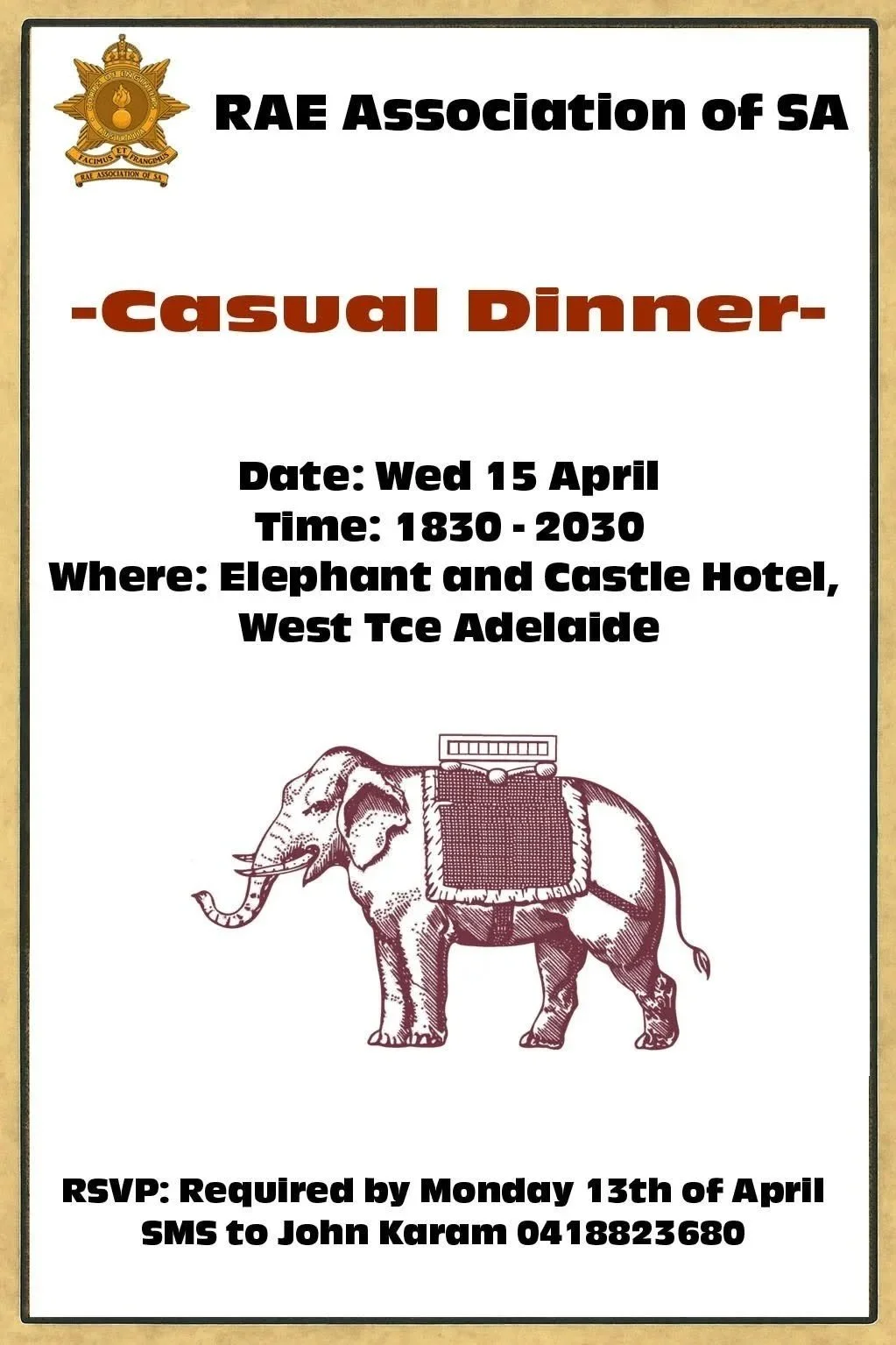 Casual Dinner
