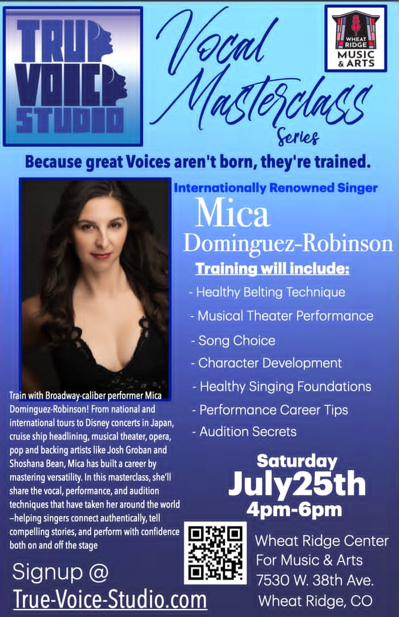 vocal master class at true voice studio