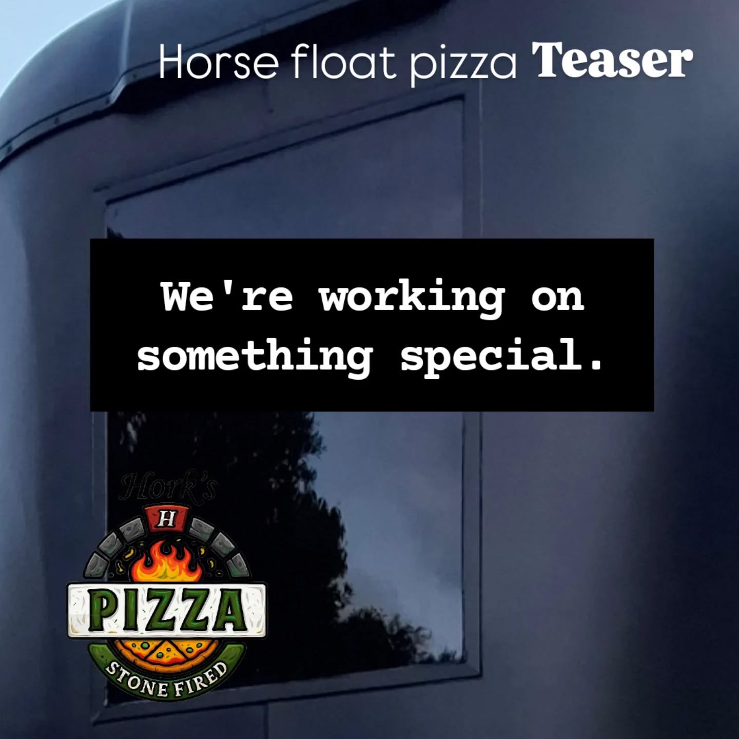 ⏳ Great things take time…
Our horse float pizza trailer is slowly transforming into Hork’s Pizzas mobile stone-fired kitchen, and like a perfect pizza dough or a fine wine, the process can’t be rushed.
Bad weather may have slowed