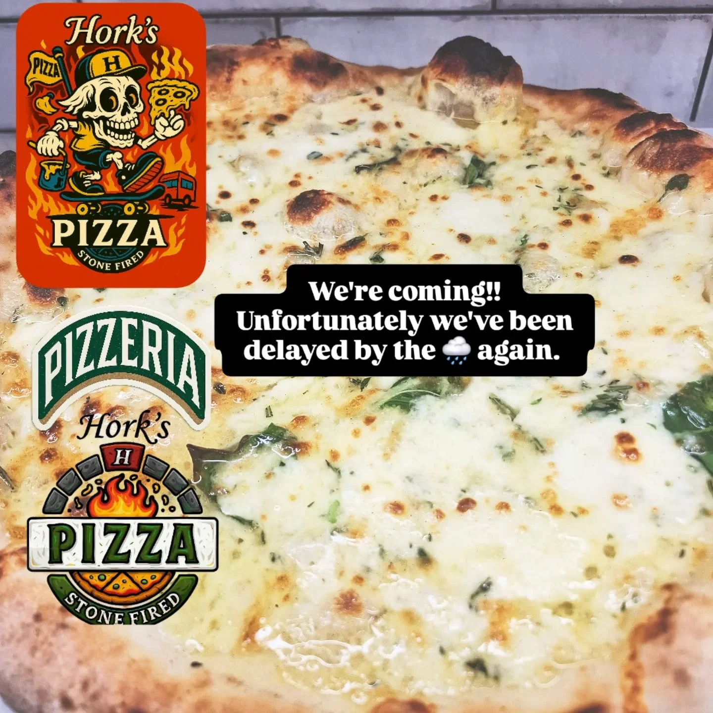 They say good things take time… and in South-West Vic, they also take ☔ buckets of rain!
Our pizza trailer launch has been pushed back thanks to the weather, but trust us – the wait will be worth it. 🍕🔥
We’ll be rolling out cris