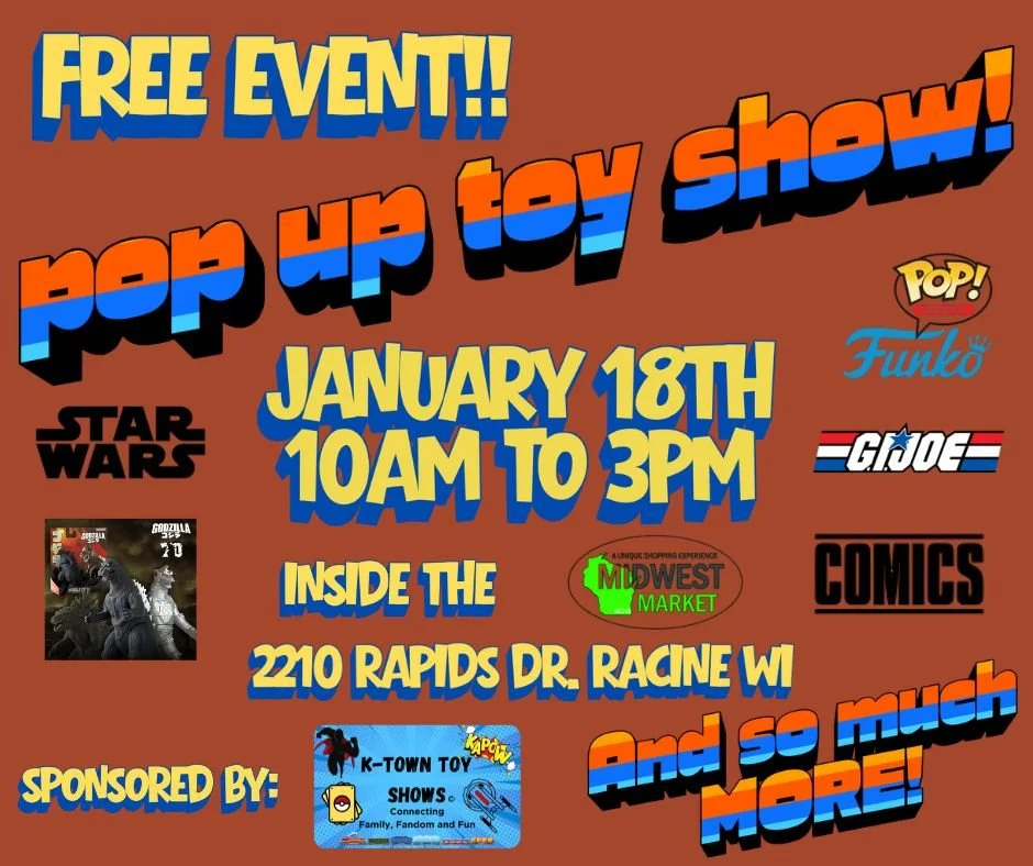 FREE Pop Up Toy Show at Midwest Market