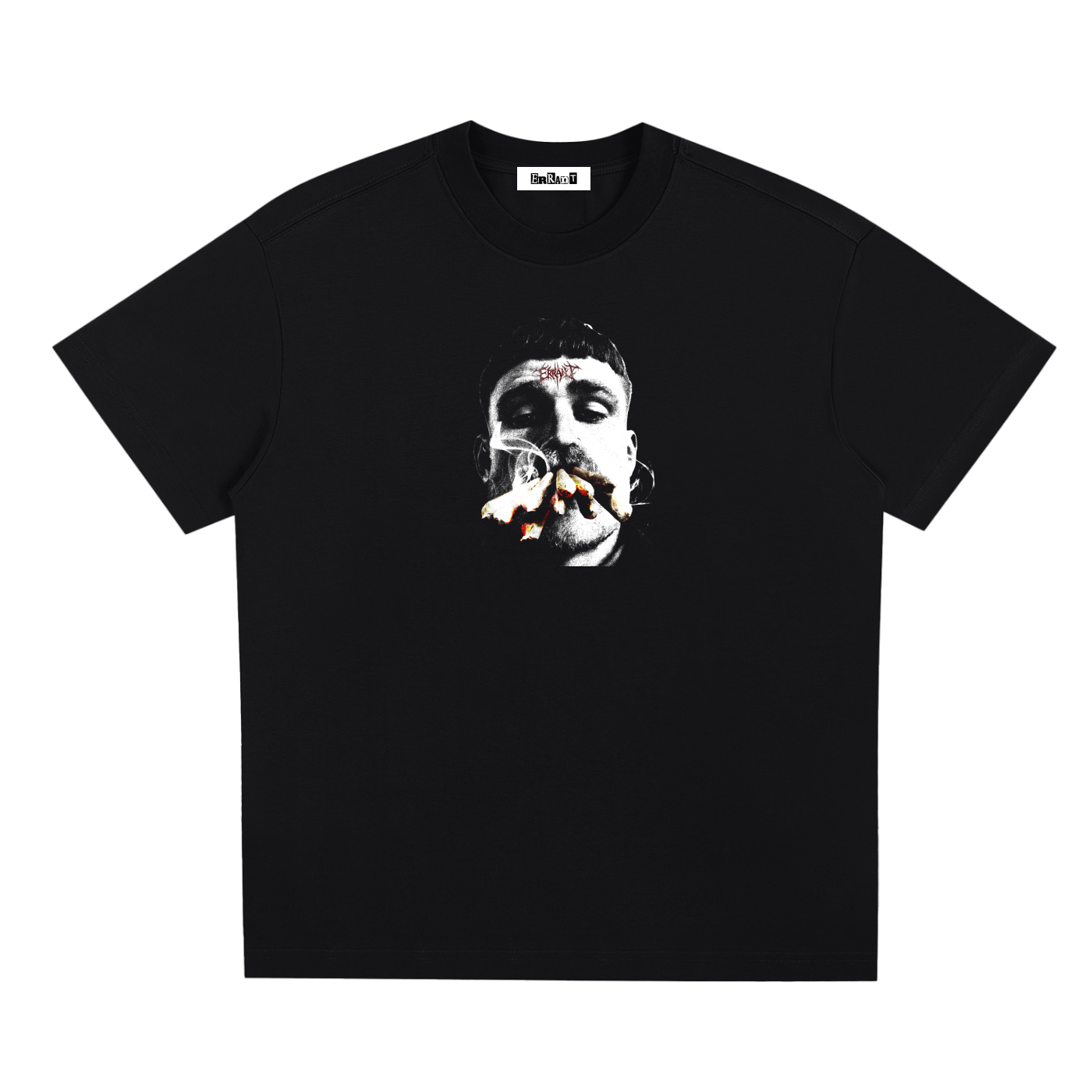 'Bevon' - Black Graphic Tee